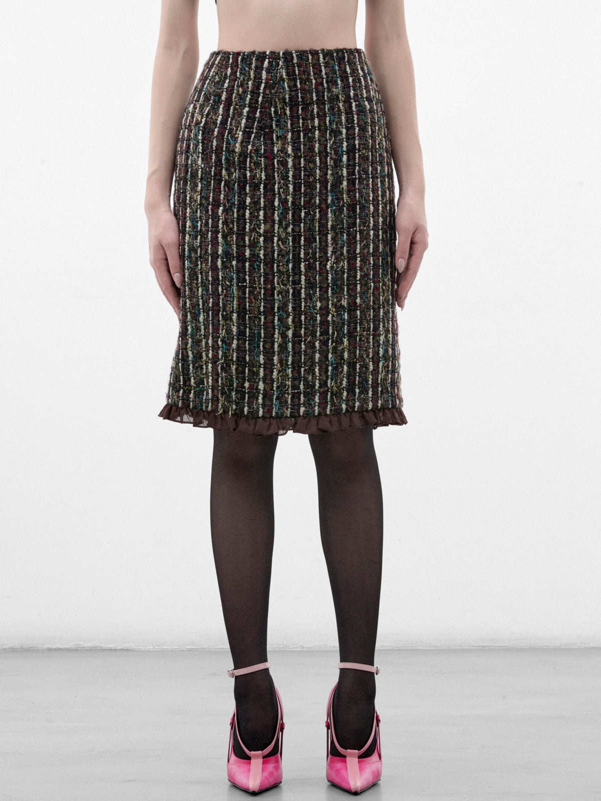Wool Jackie O Pencil Skirt (JACKIE-O-PENCIL-MULTI)