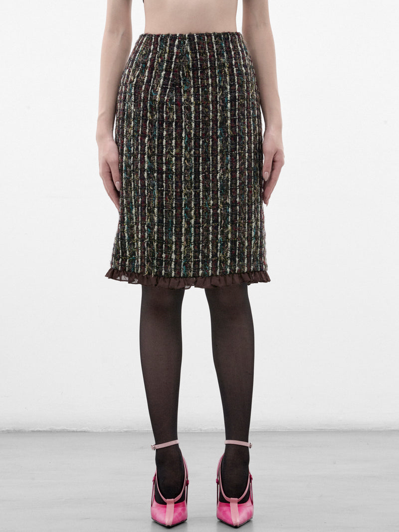 Wool Jackie O Pencil Skirt (JACKIE-O-PENCIL-MULTI)
