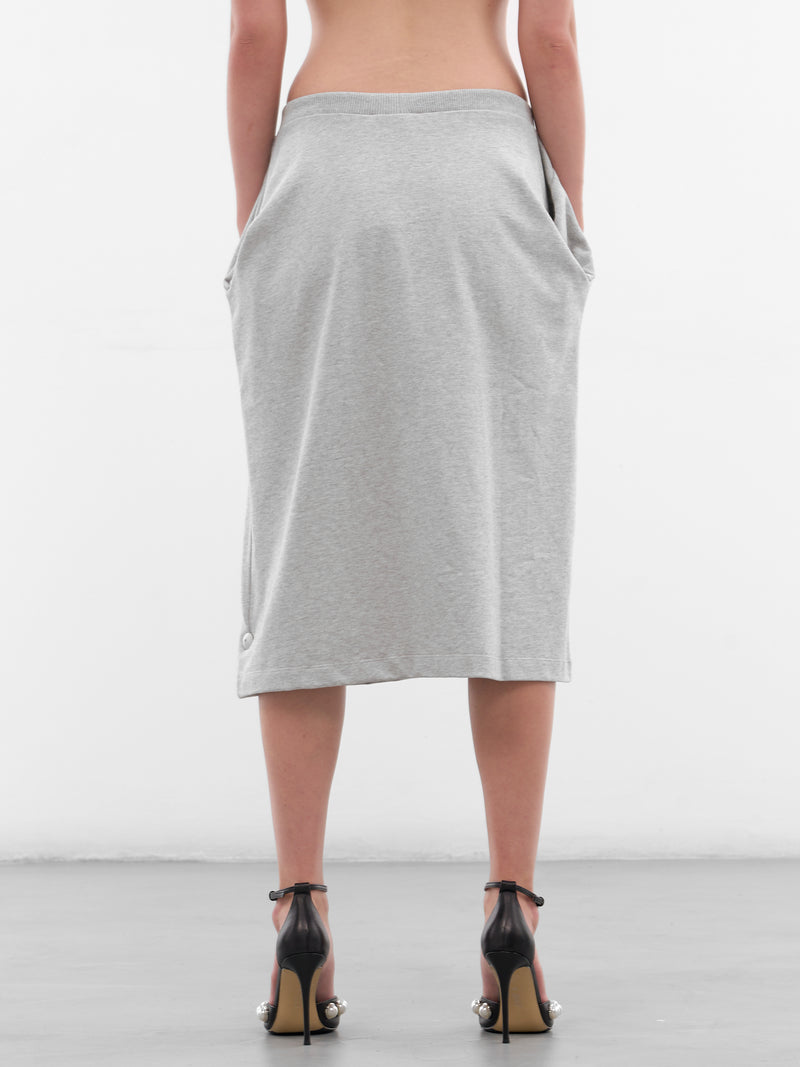 Gray Johanna Sweatshirt Skirt (JOHANNA-GREY)