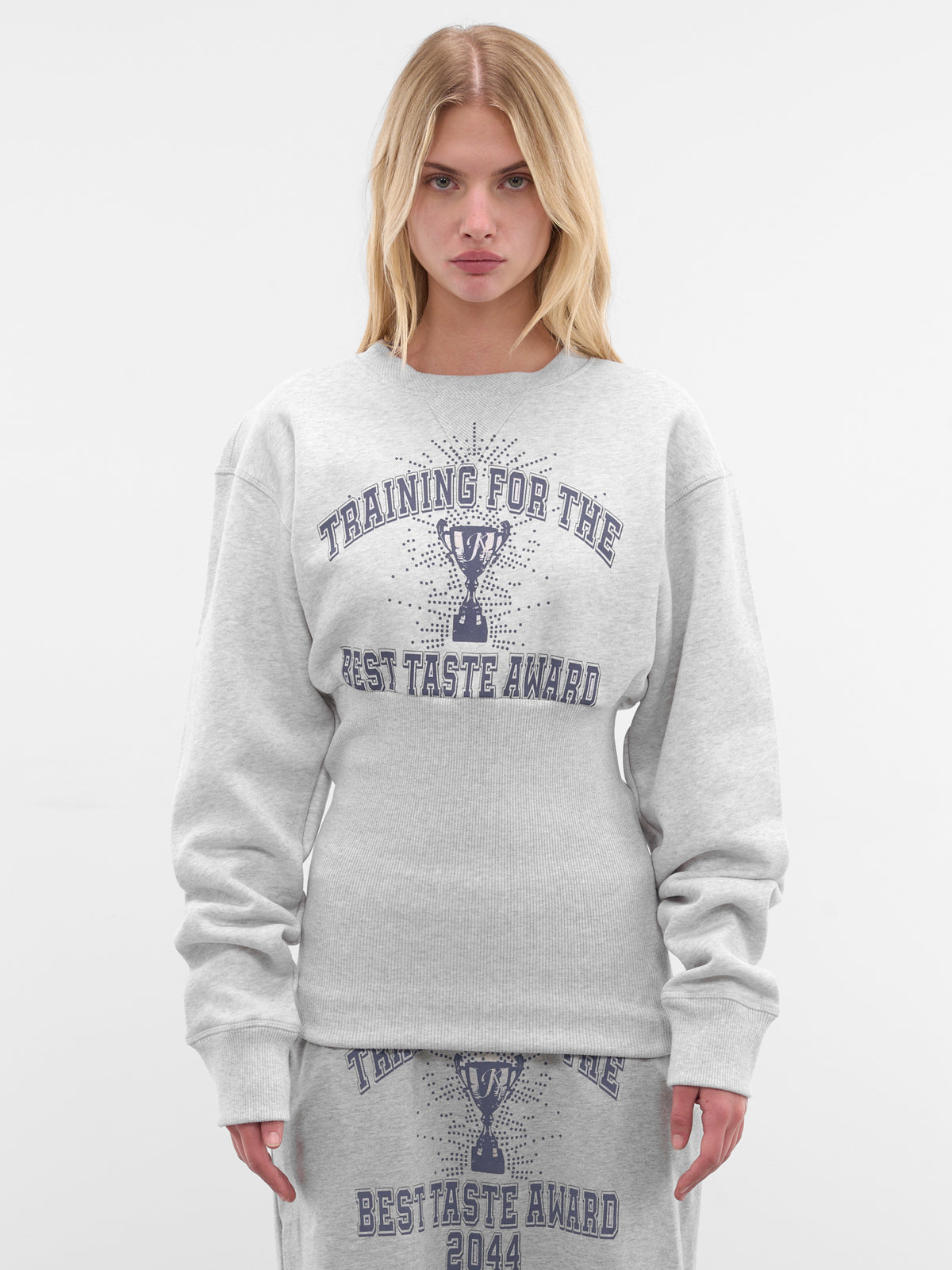 Gray Javier High Rib Sweatshirt (JAVIER-GREY)