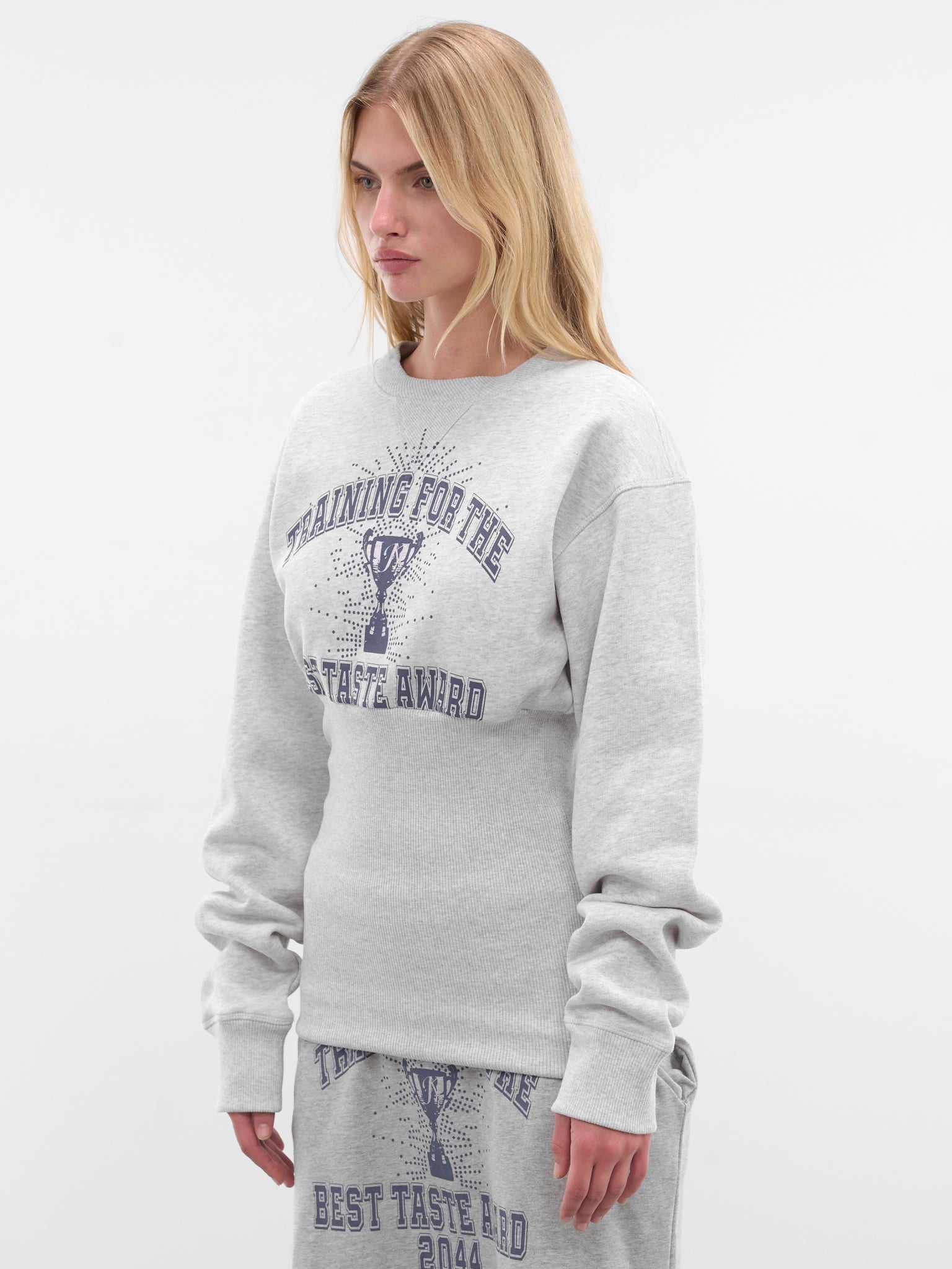 Gray Javier High Rib Sweatshirt (JAVIER-GREY)