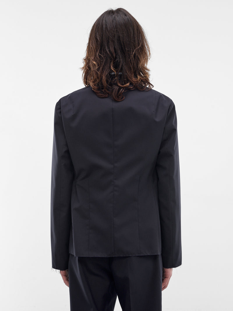 Black Boxy Blazer (JB21BN0232-J40249-402-BLUE)