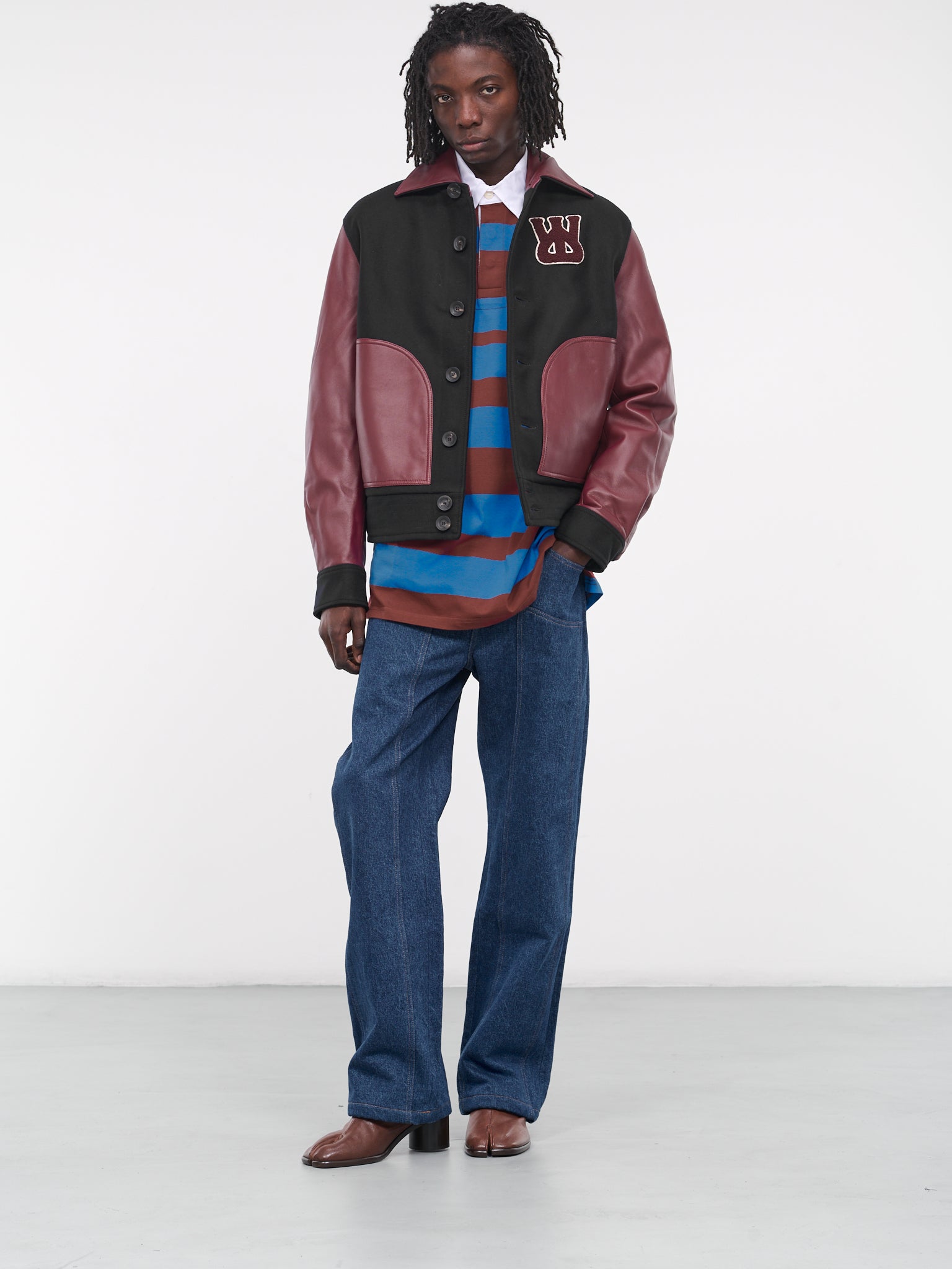 Harlem Jacket (LE04-WO02-599-NAVY-RED)