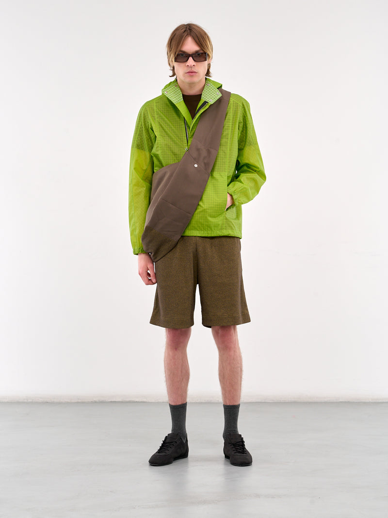 Rivet Elasticated Lounge Shorts (JER-110-03-DIRTY-YELLOW)