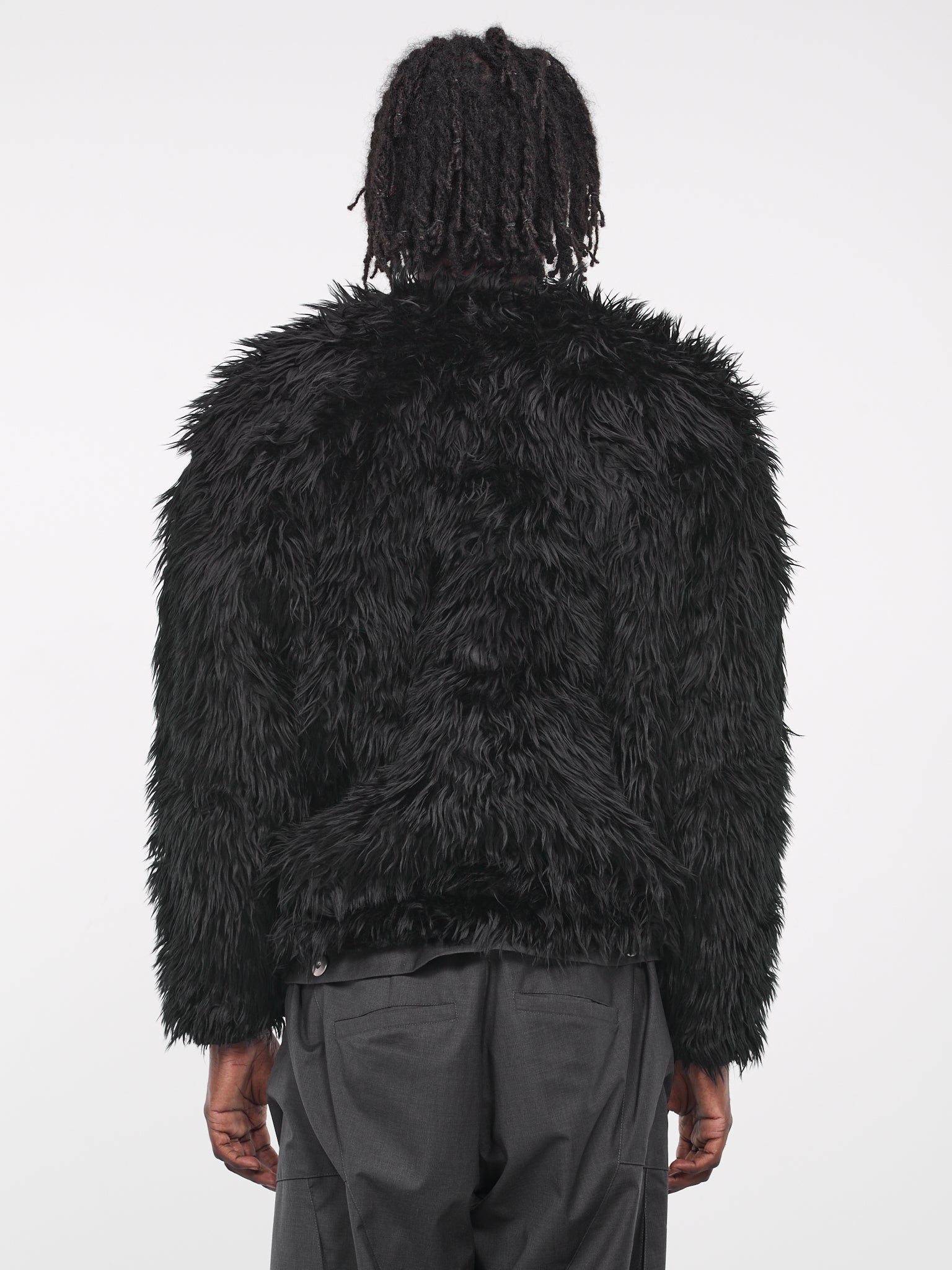 Faux Fur Pullover (JER-105-01-BLACK)