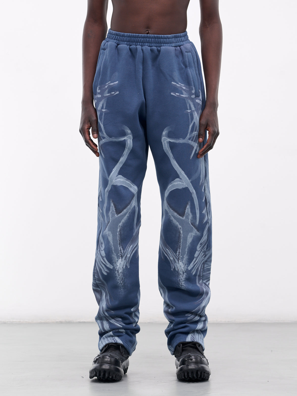 Painted Winged Sweatpants (JGE01-BL-WINGED-BLUE)