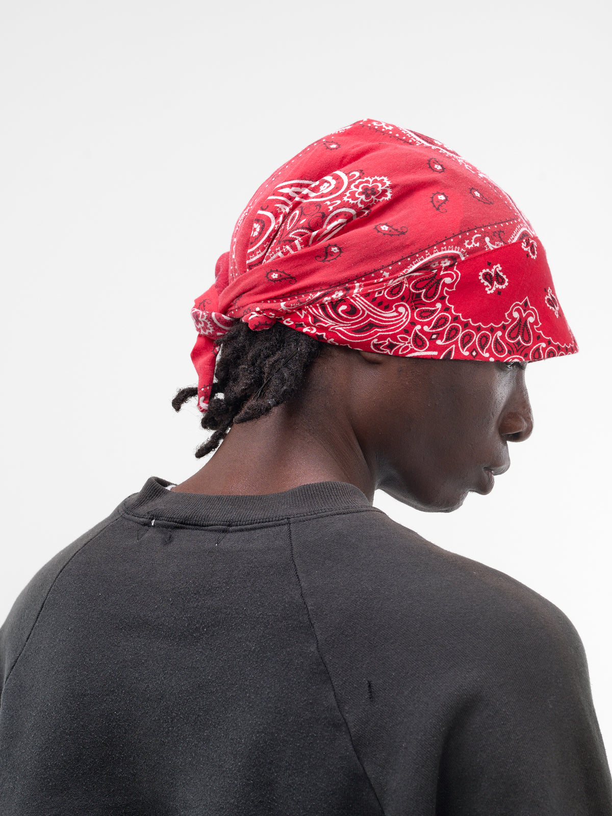Red Paisley Bandana Cap (JJ-002-05-RED-PAISLEY)