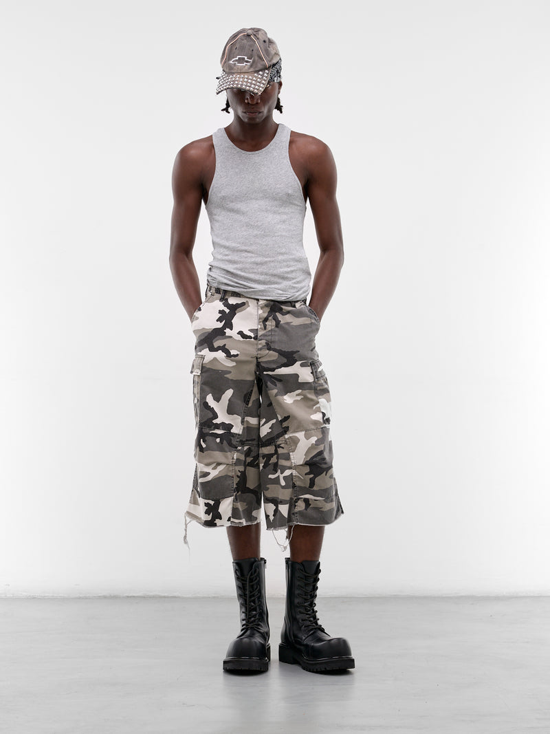 Snow Camo Cargo NBHD Shorts (JJ-002-19-SNOW-CAMO)