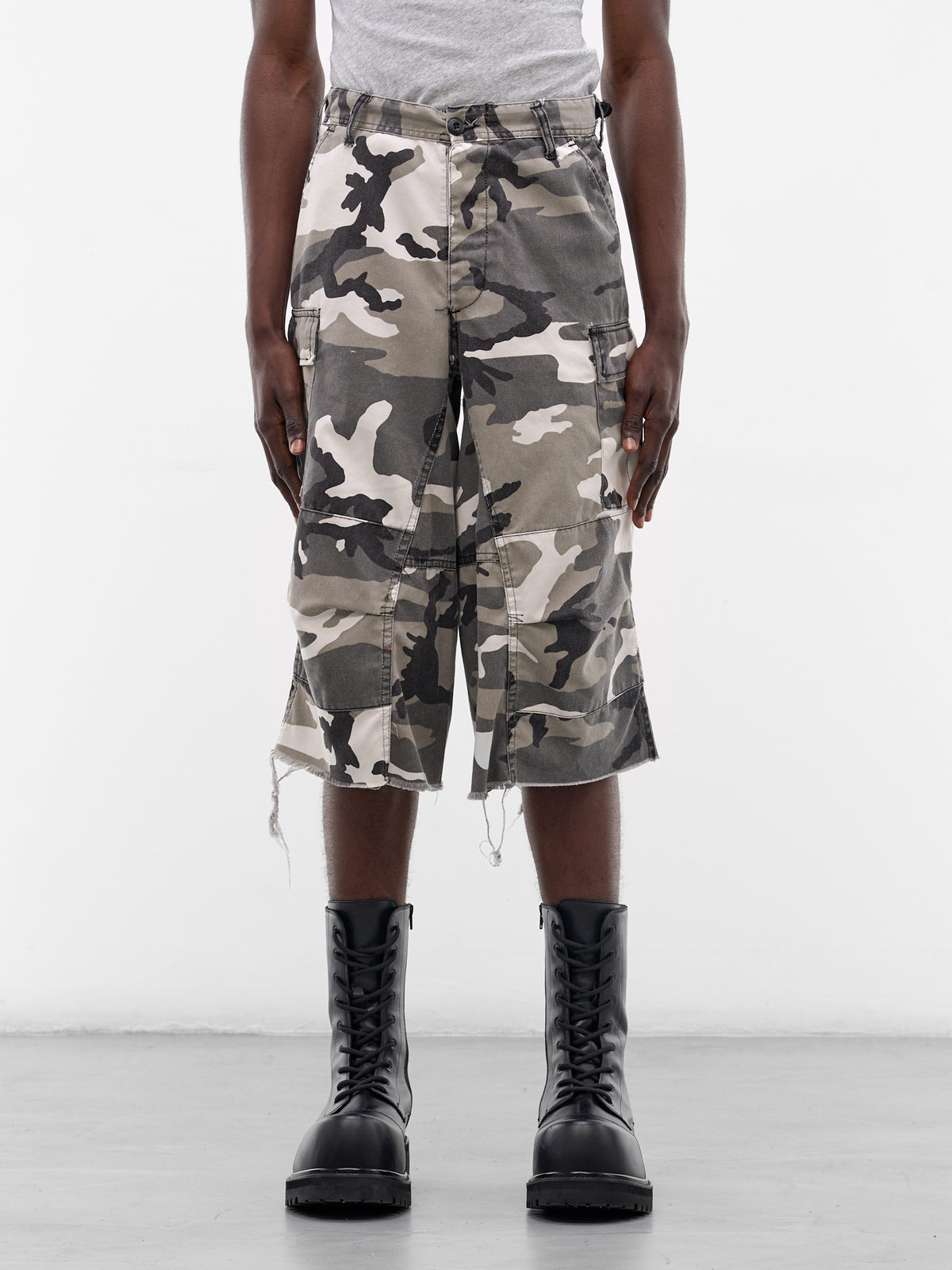 Snow Camo Cargo NBHD Shorts (JJ-002-19-SNOW-CAMO)