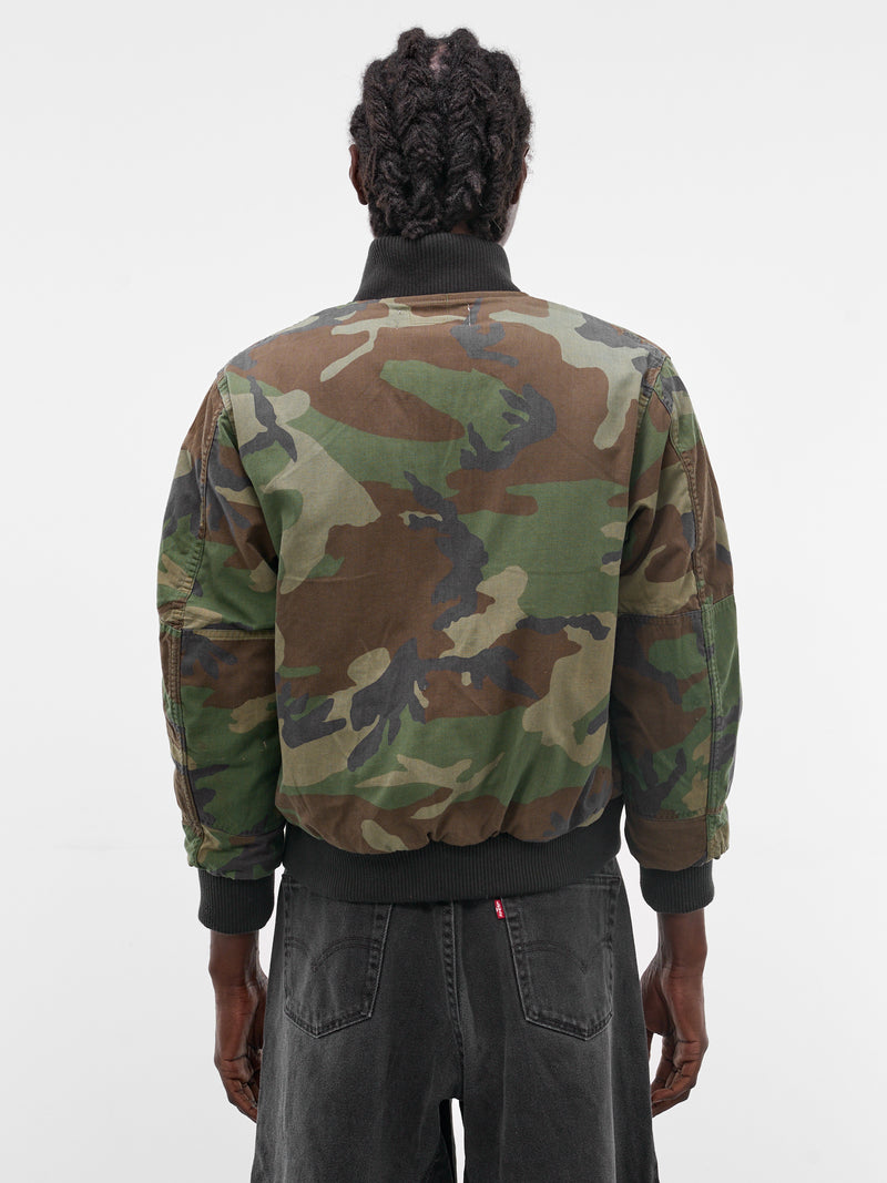 Woodland Camo Bomber Jacket (JJ-002-35-WOODLAND-CAMO)
