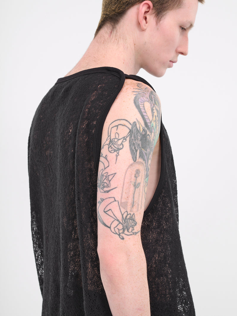 Spider Web Tank Top (JJ1014-BLACK)