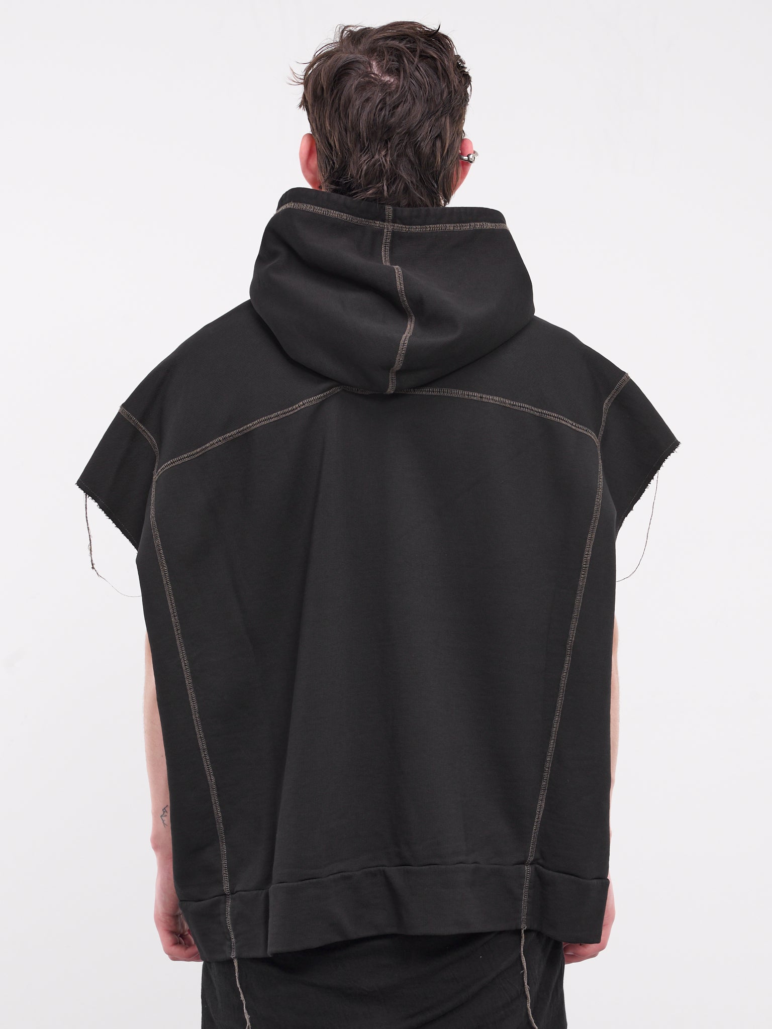 Sleeveless Hoodie (JJ1015-BLACK)