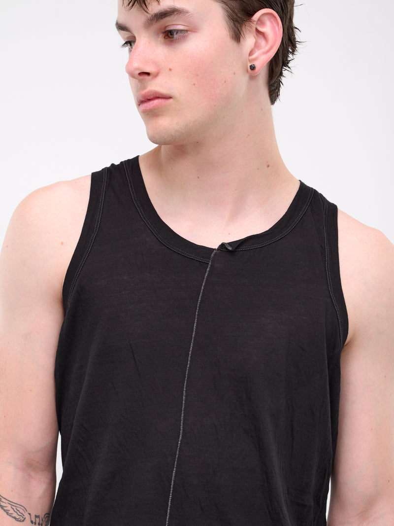 Torsion Jersey Tank Top (JJ1024-BLACK)
