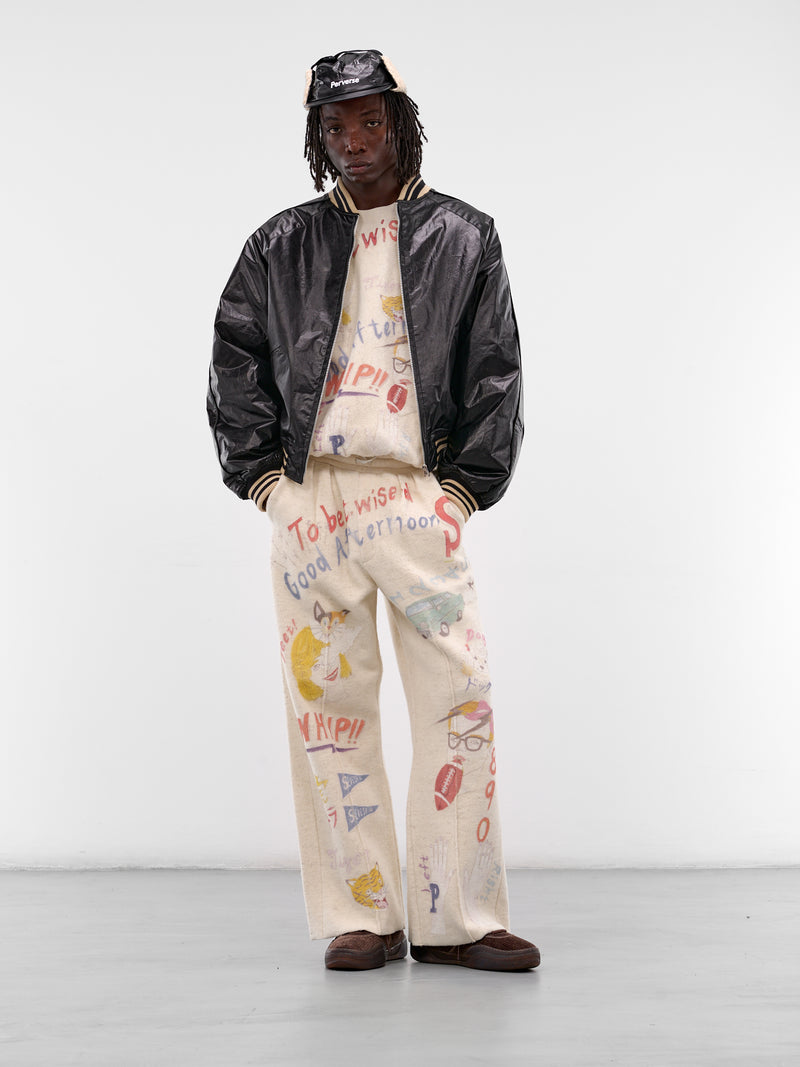 Black Reversible Graphic Souvenir Jacket (JK-SV-NGA-1003-BLACK)