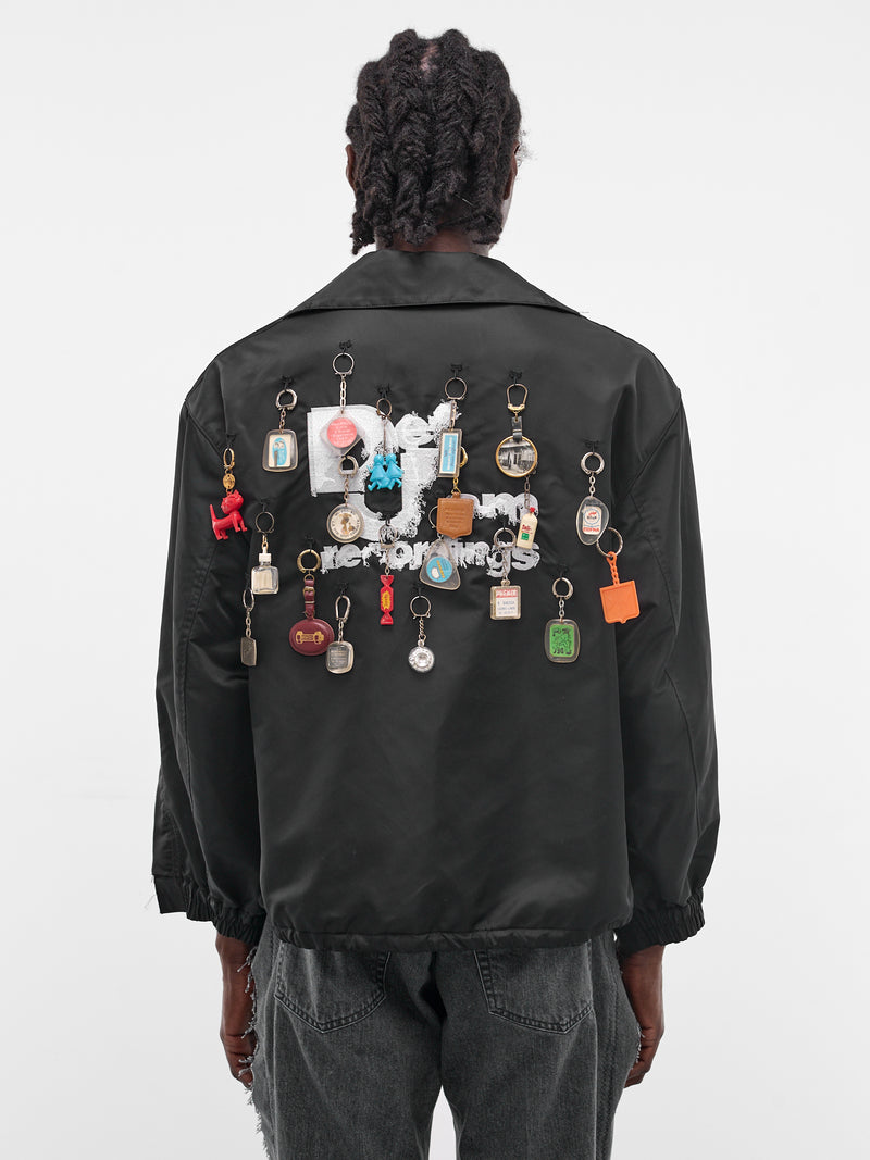 Deconstructed Memory Keychain Patch Blazer (JK-SV-NRS-1008-BLACK)
