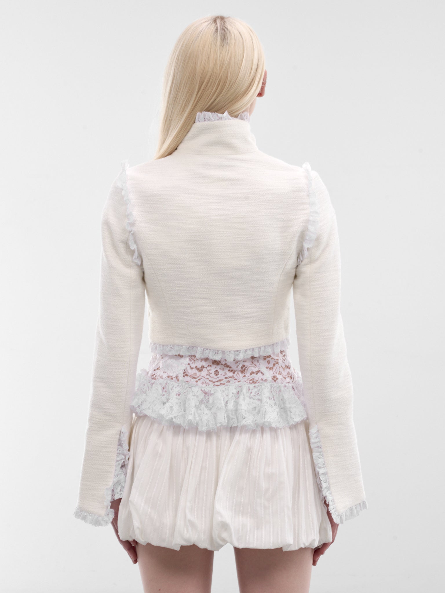 LUDOVIC DE SAINT SERNIN Linen Odile Jacket | H.Lorenzo - back