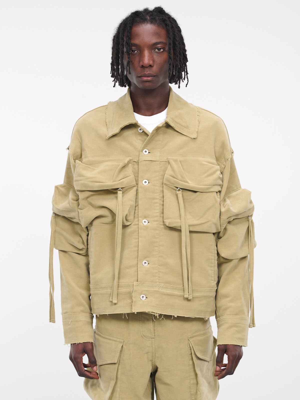Moleskin Cargo Jacket (JK02-01-SAGE)