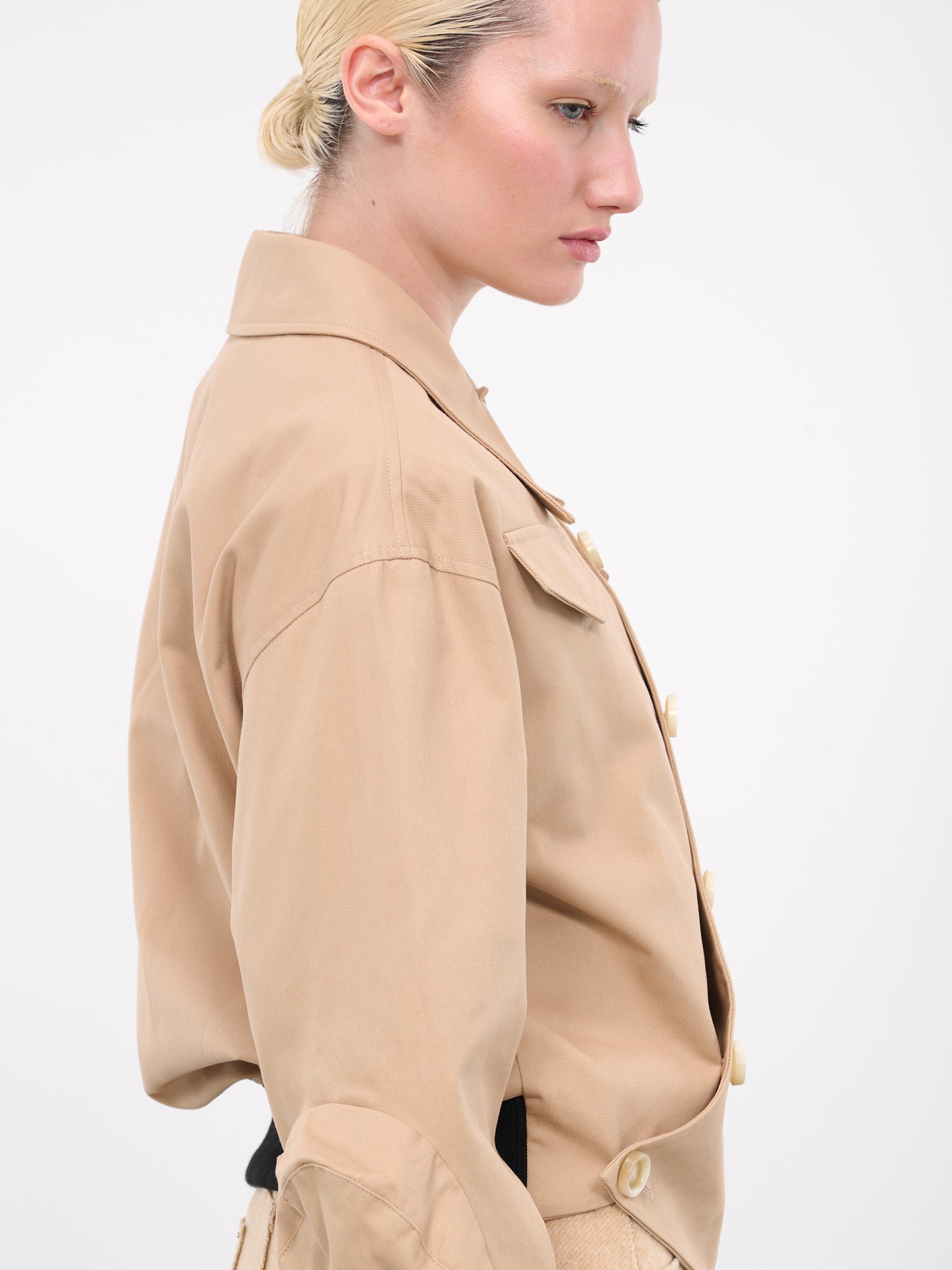 Twisted Work Jacket (JK04BG-TWINSTED-BEIGE)