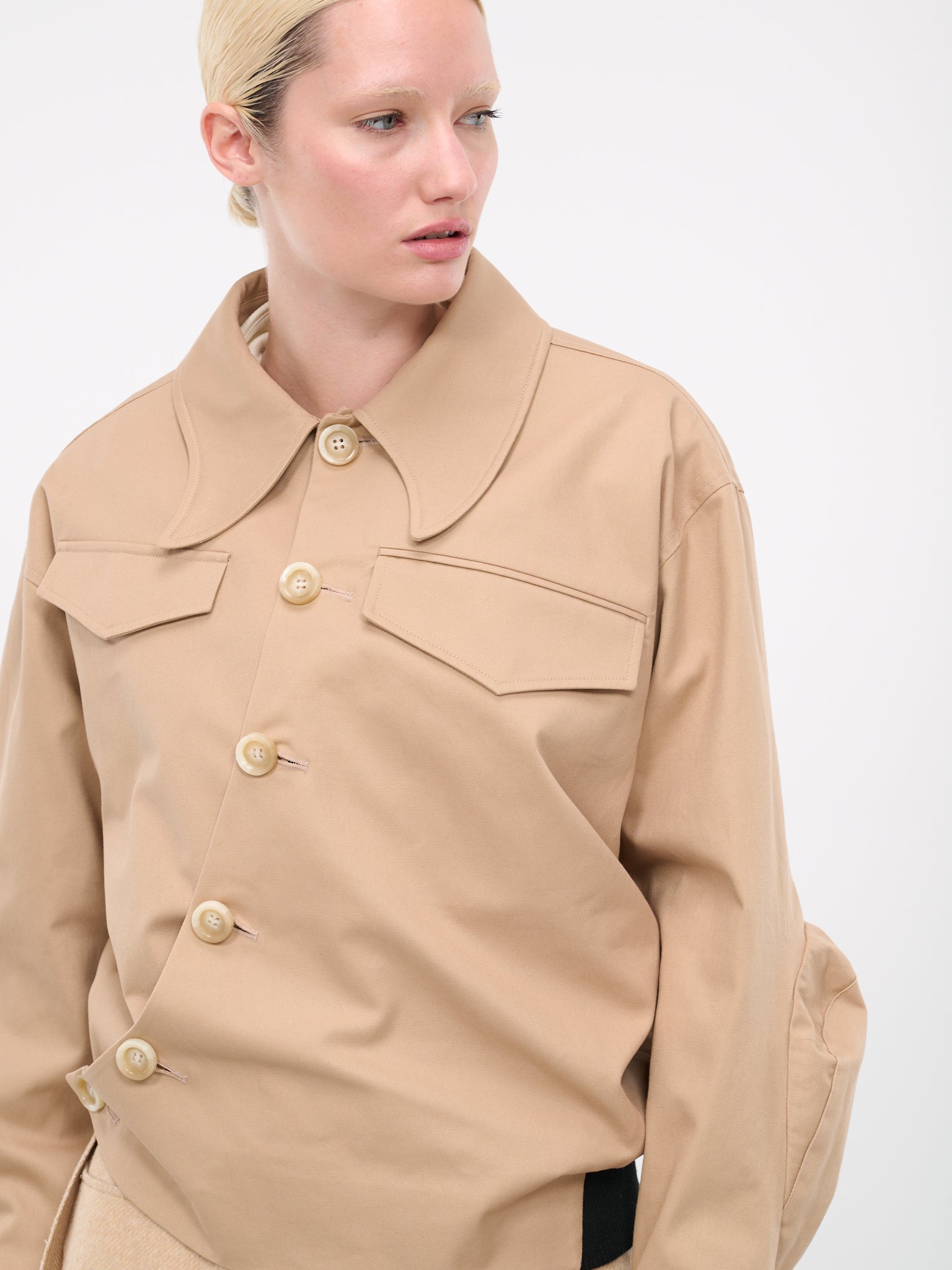 Twisted Work Jacket (JK04BG-TWINSTED-BEIGE)