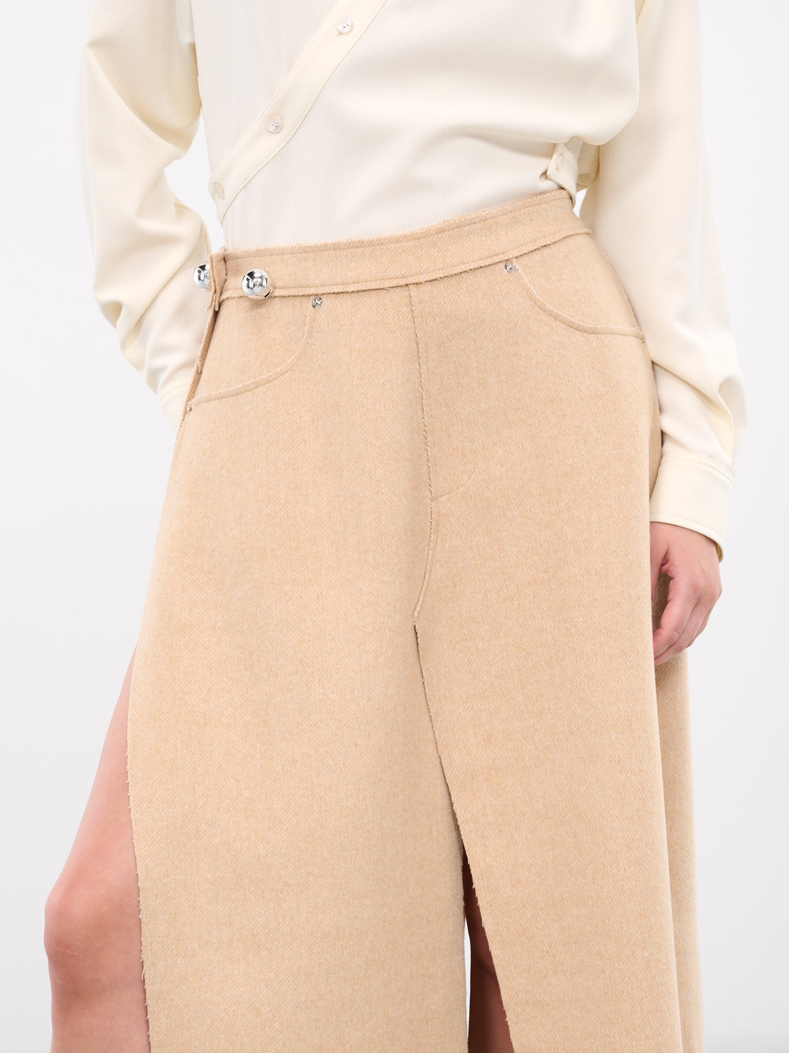 Bell Slit Skirt/Cape (JK06BG-BEIGE)