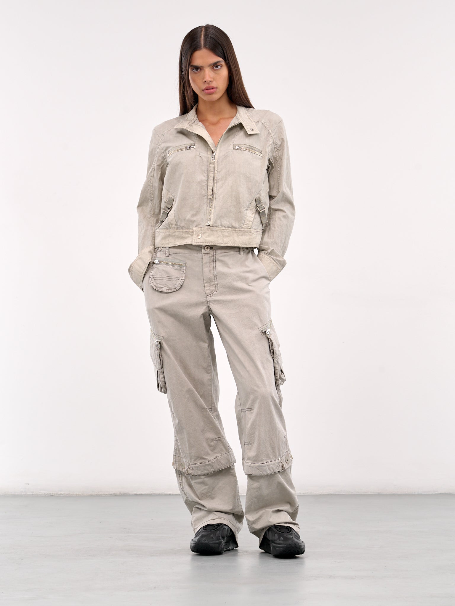 HYEIN SEO Dyed Moto Jacket | H.Lorenzo - styled