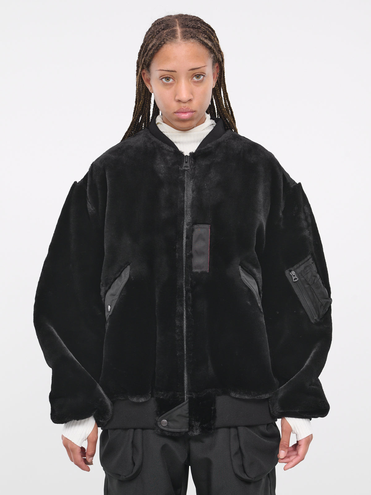 Bomber Jacket (JL-J018-051-BLACK)