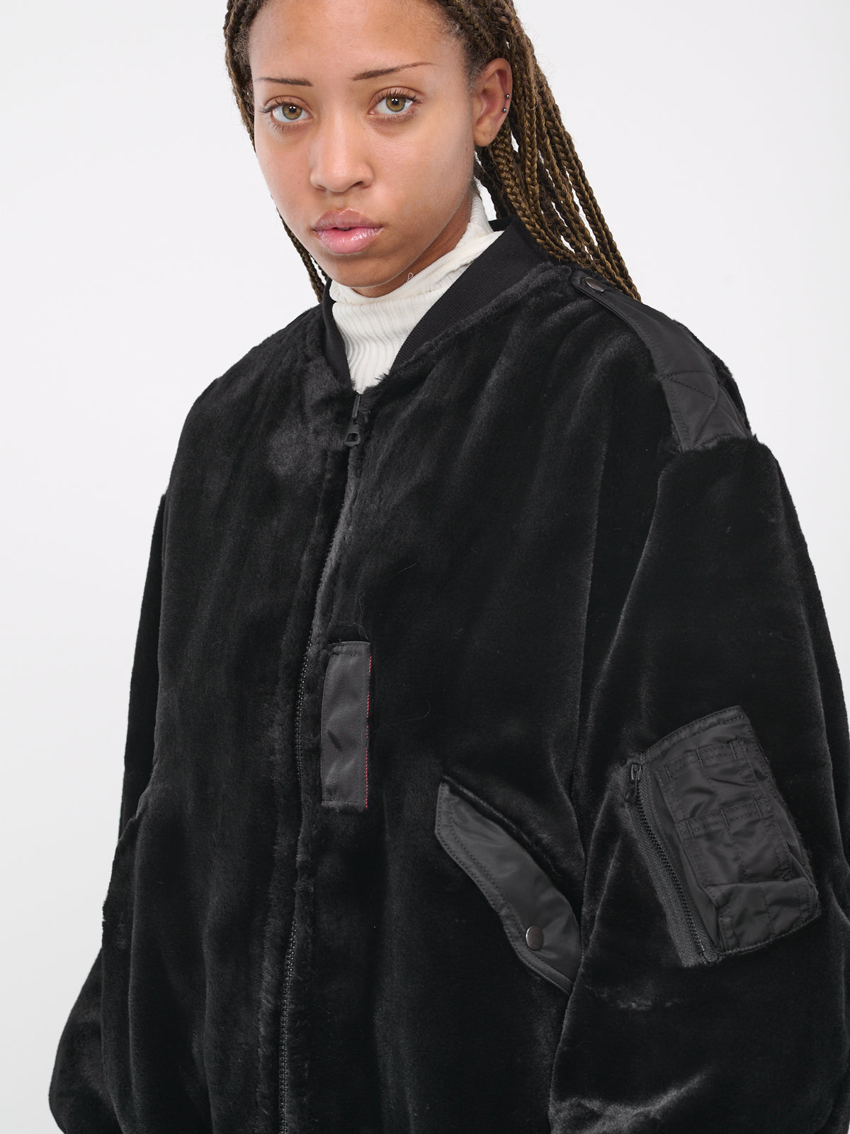 Bomber Jacket (JL-J018-051-BLACK)