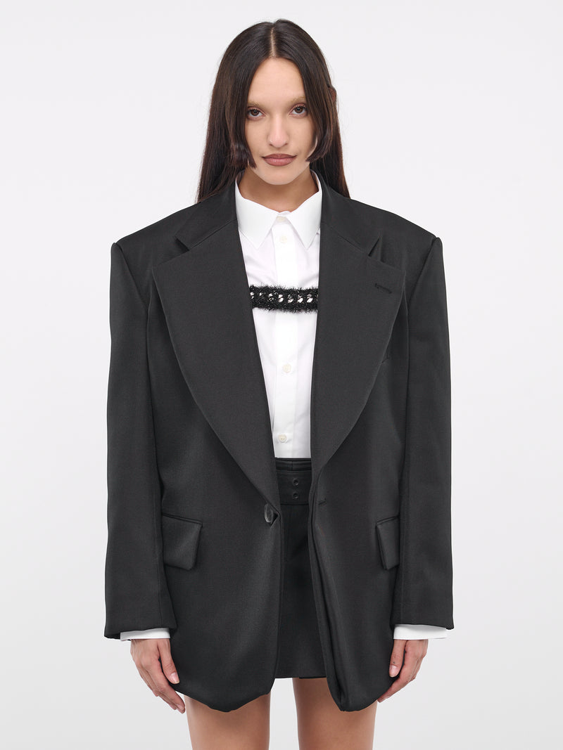 Oversized Suit Jacket (JL-J026-051-BLACK)