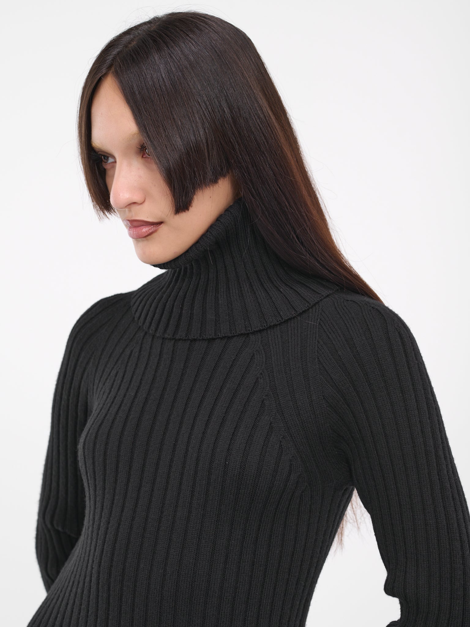 Distressed Rib Knit Dress (JL-N020-051-BLACK) Distressed Rib Knit Dress (JL-N020-051-BLACK)