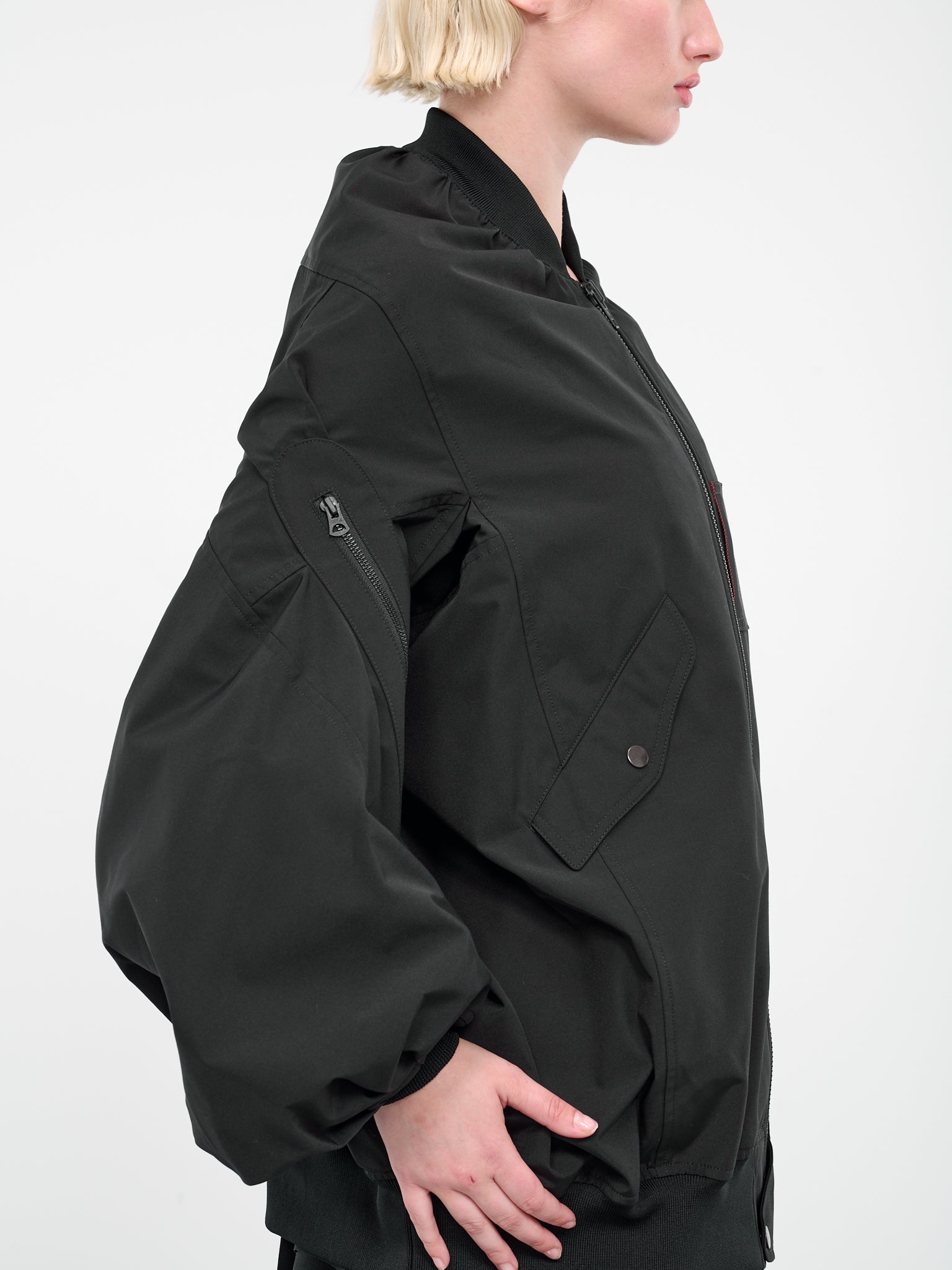 Puffy Bomber Jacket (JM-J033-051-BLACK)