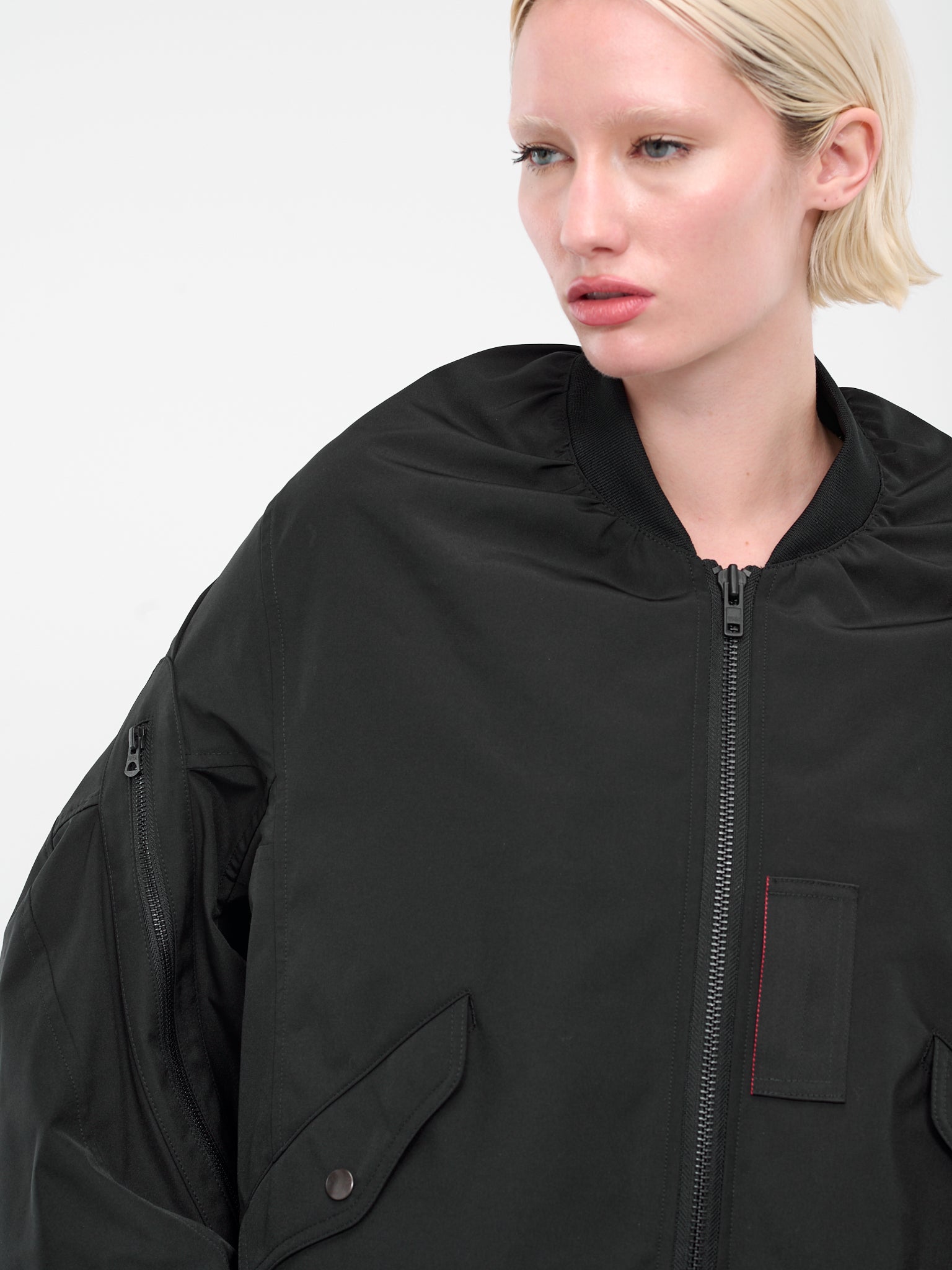 Puffy Bomber Jacket JM J033 051 BLACK