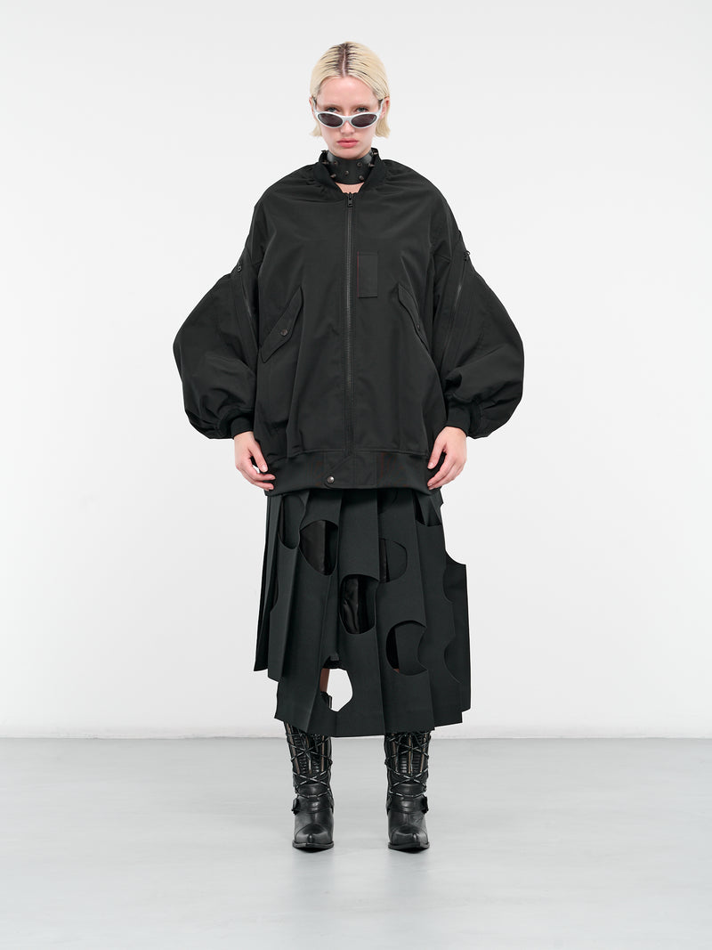 Puffy Bomber Jacket (JM-J033-051-BLACK)