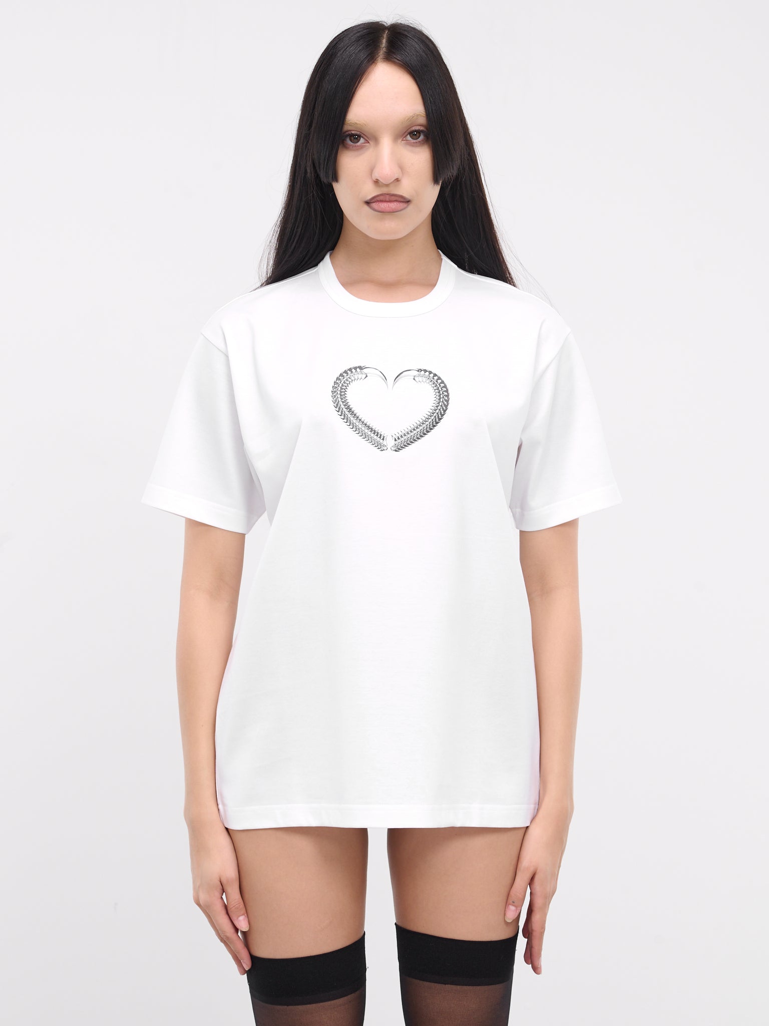 Heart Graphic Tee (JM-T013-051-WHITE)