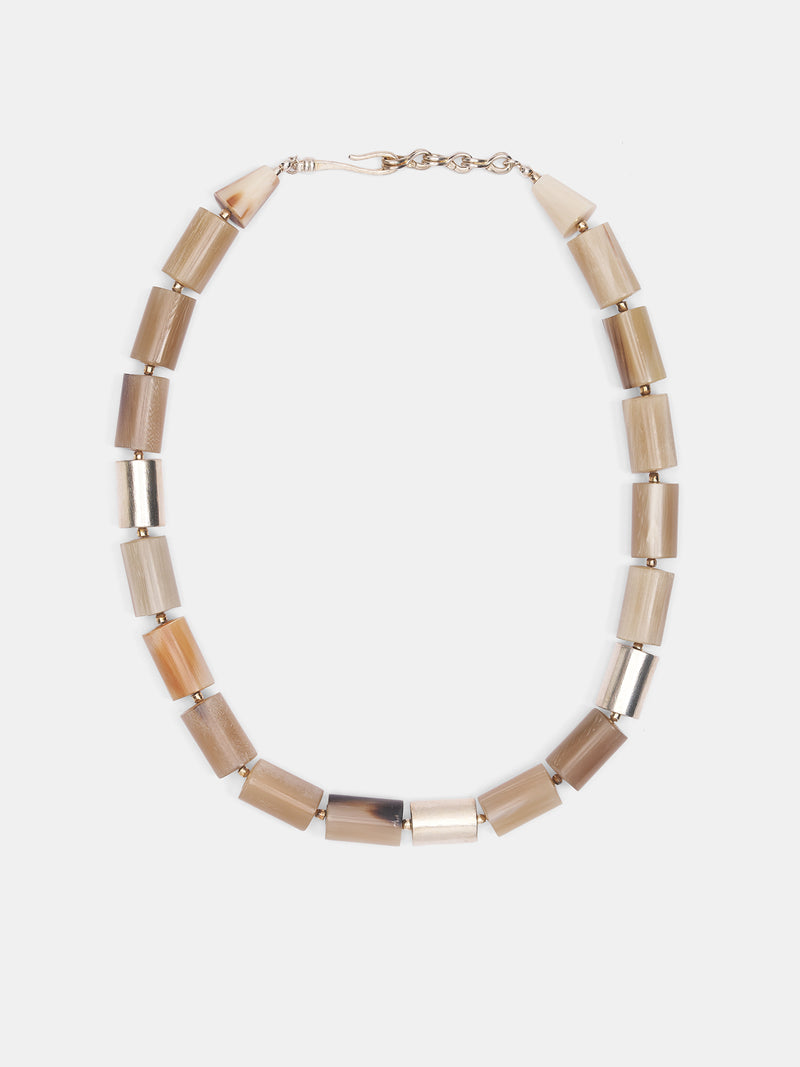 Hazel Oracle Silver Necklace (JN01H1YE450-LIGHT-HAZEL)