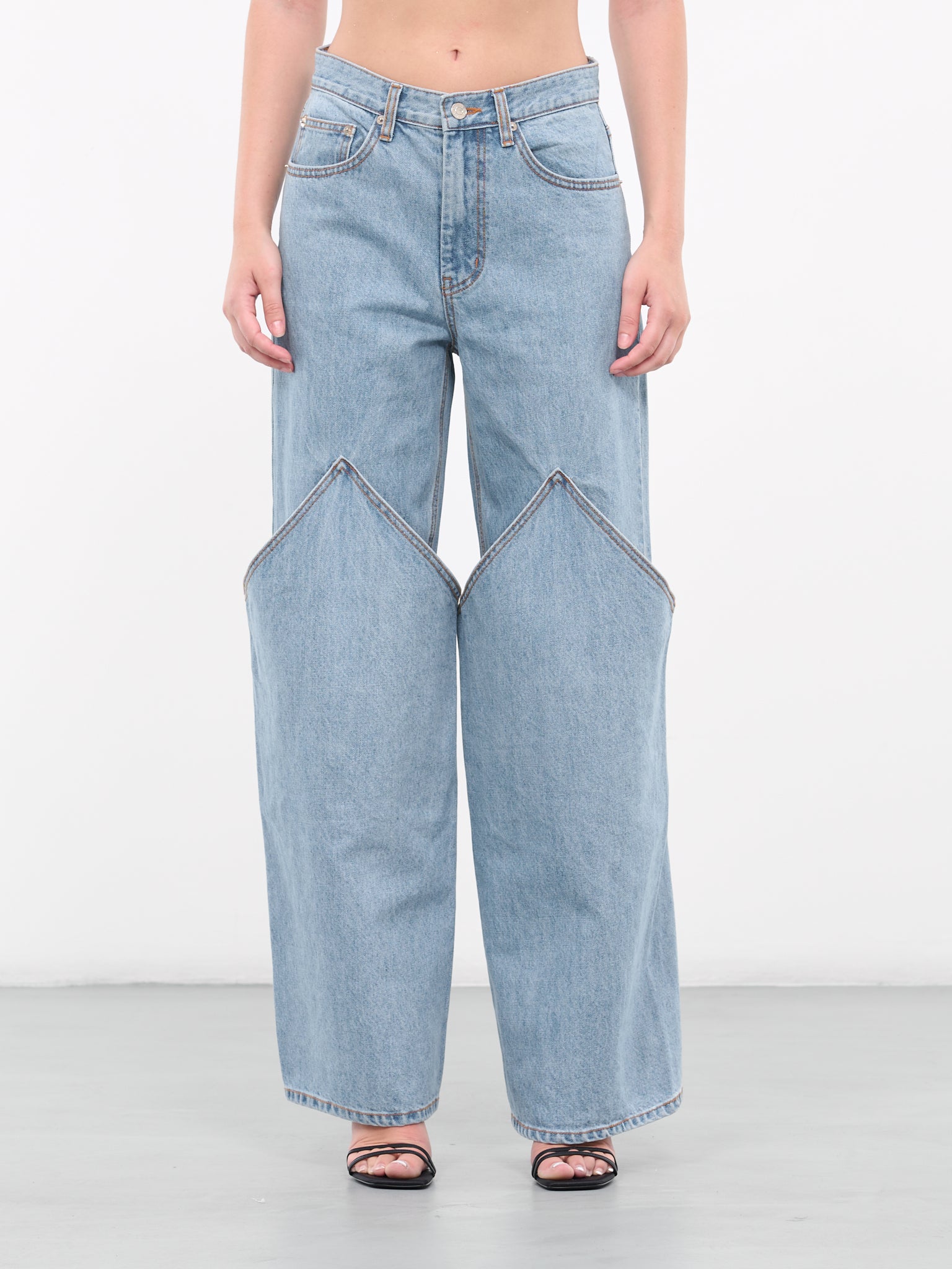 Cone Panel Jeans (JN03BL-CONE-BLUE)