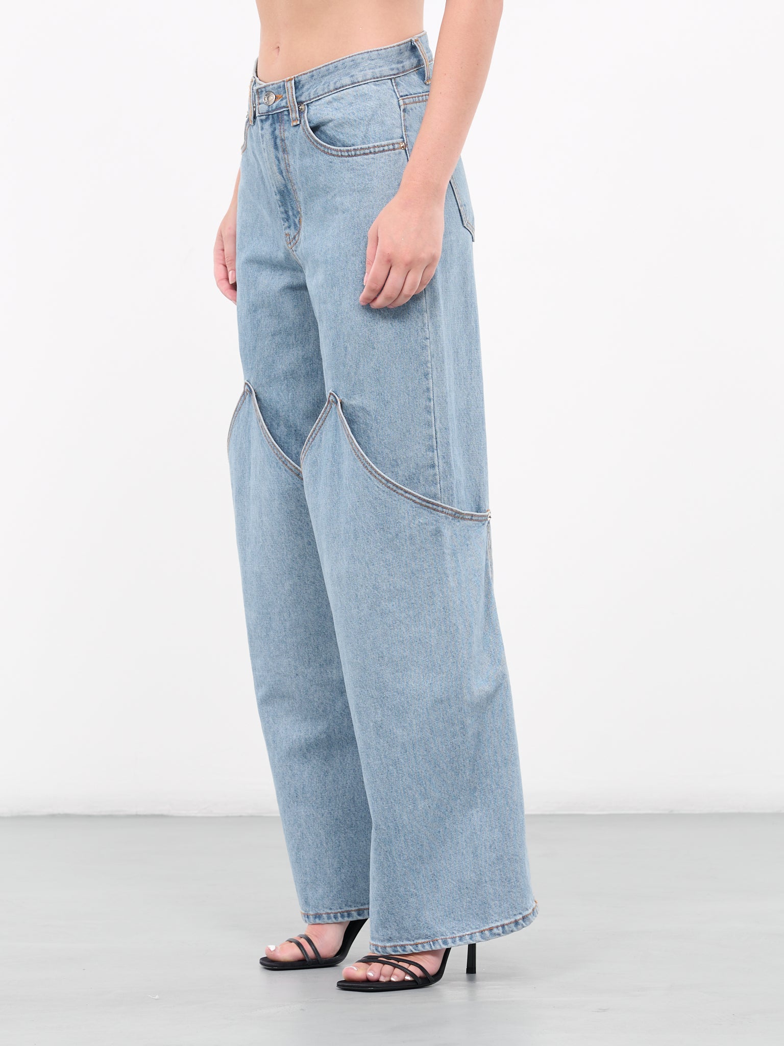 Cone Panel Jeans (JN03BL-CONE-BLUE)