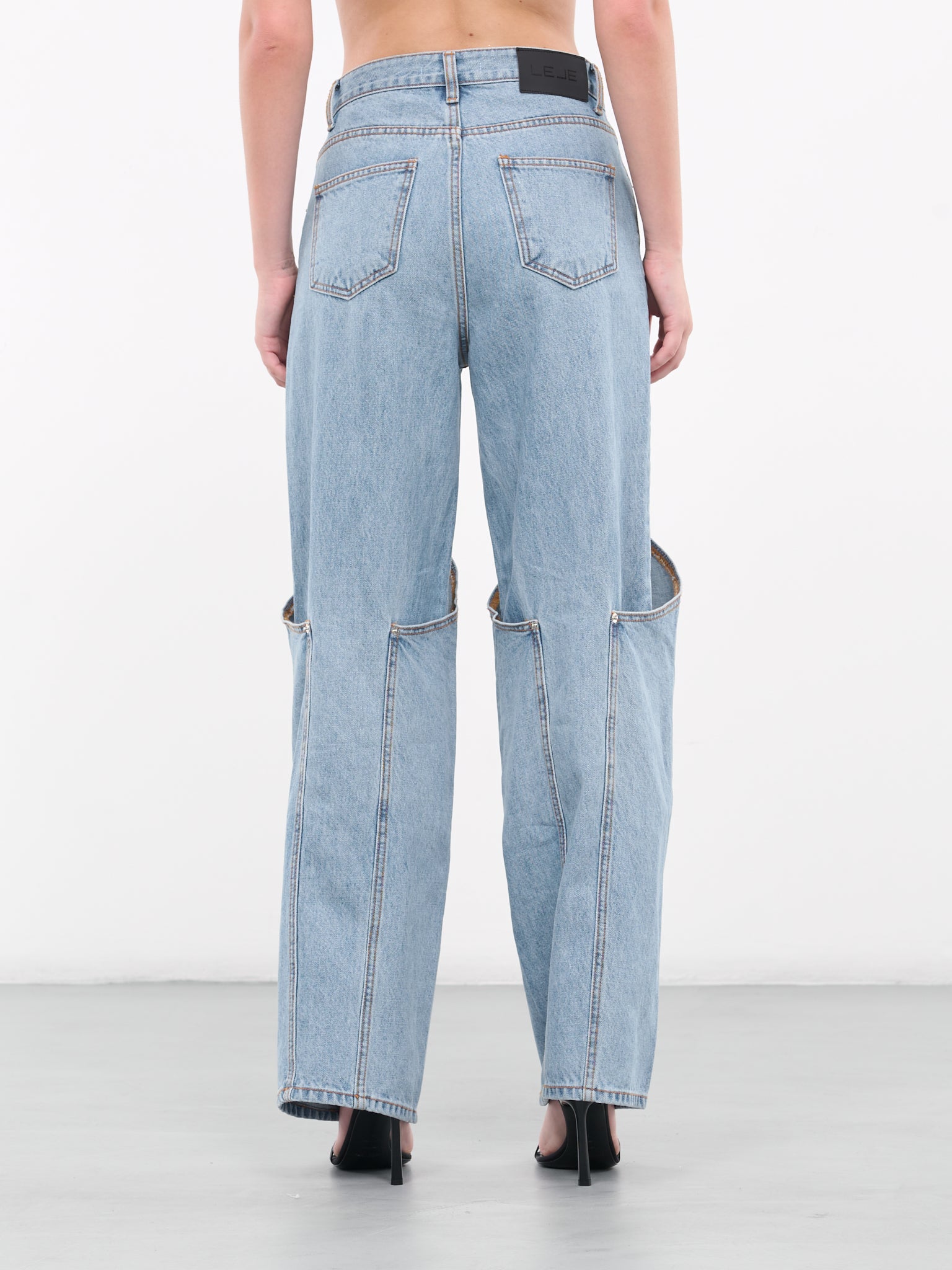Cone Panel Jeans (JN03BL-CONE-BLUE)