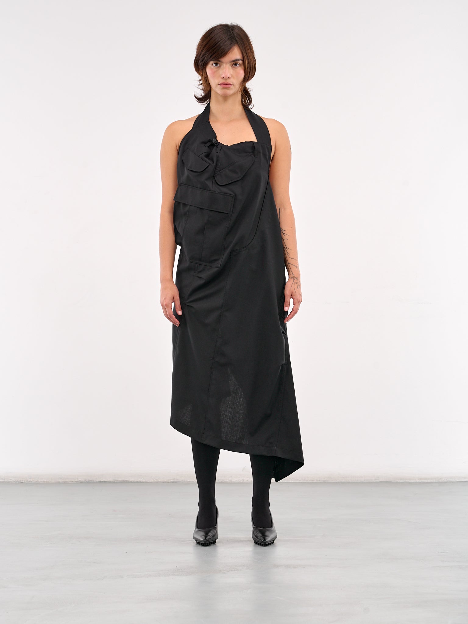 black cargo dress Cargo Core Zip Overall Dress