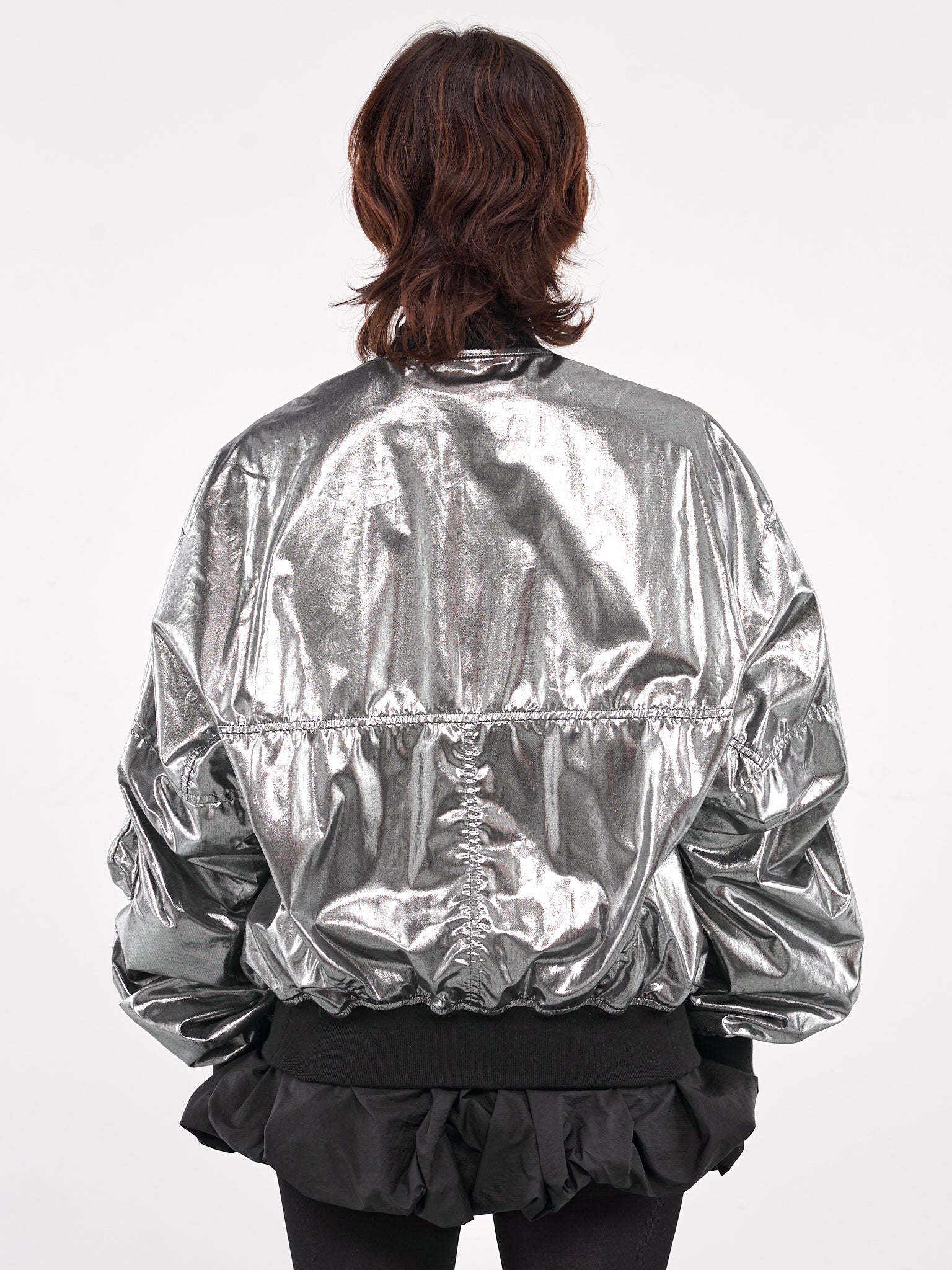 Reflective Bomber Jacket (JO-J011-SILVER)