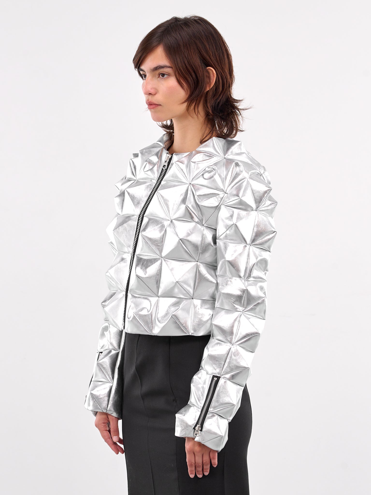 Reflective Spike Jacket (JO-J017-SILVER)