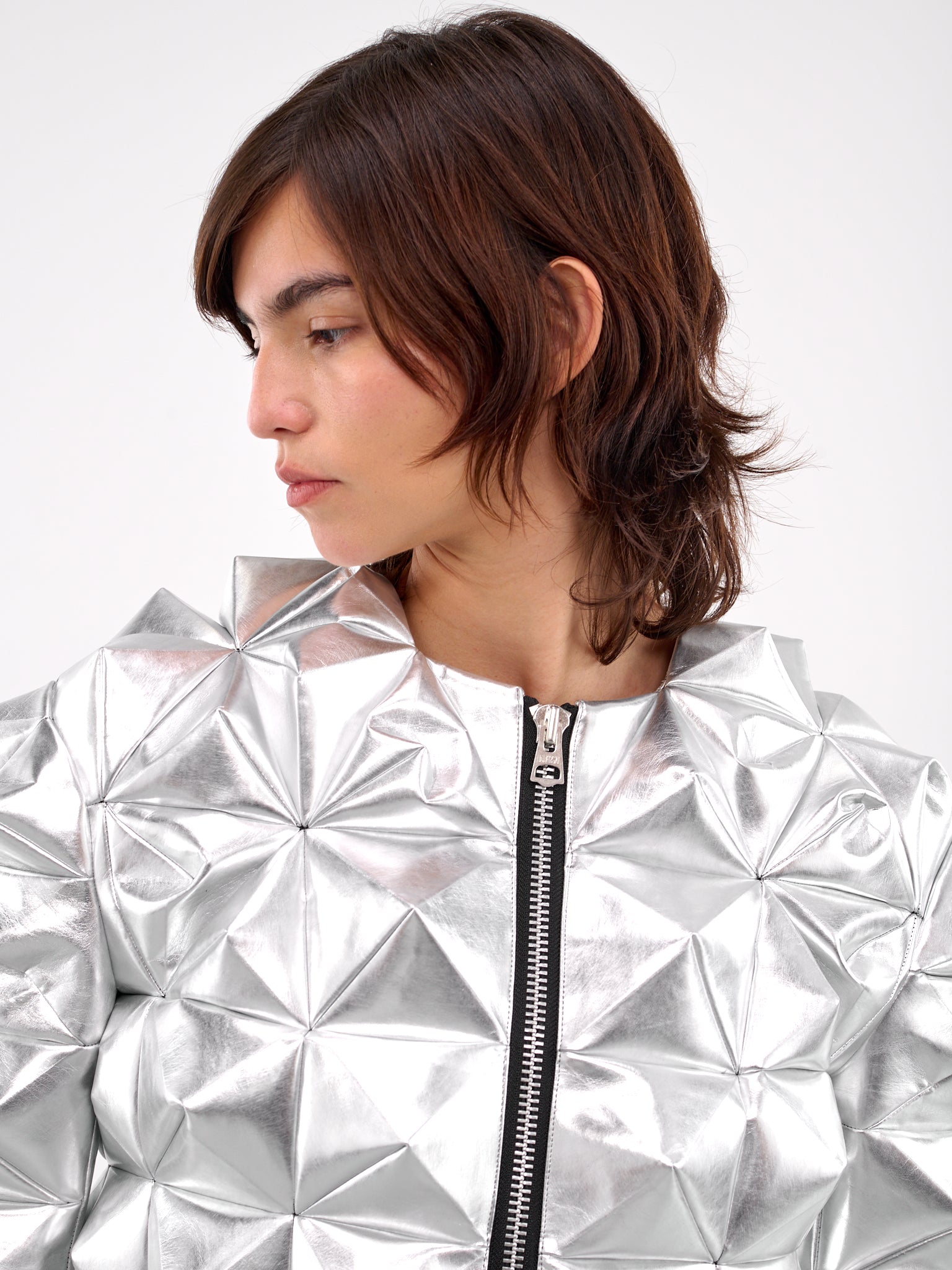 Reflective Spike Jacket (JO-J017-SILVER)