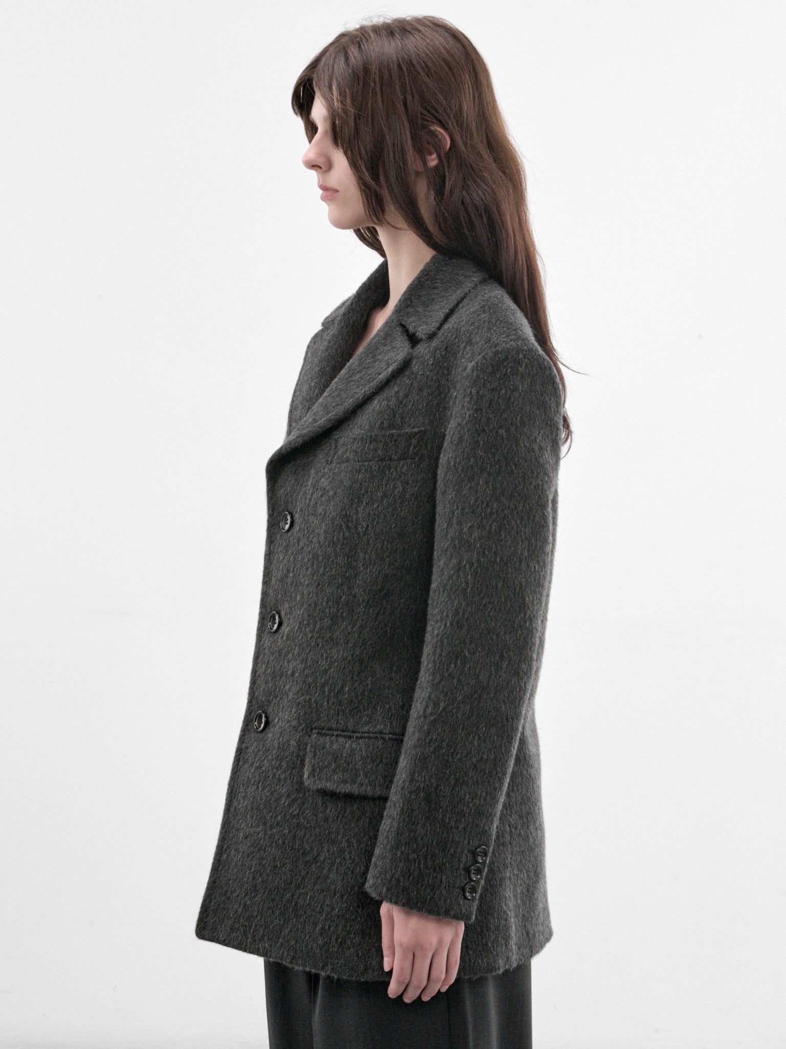 Gray Textured Blazer (JR-J034-W26-GREY)