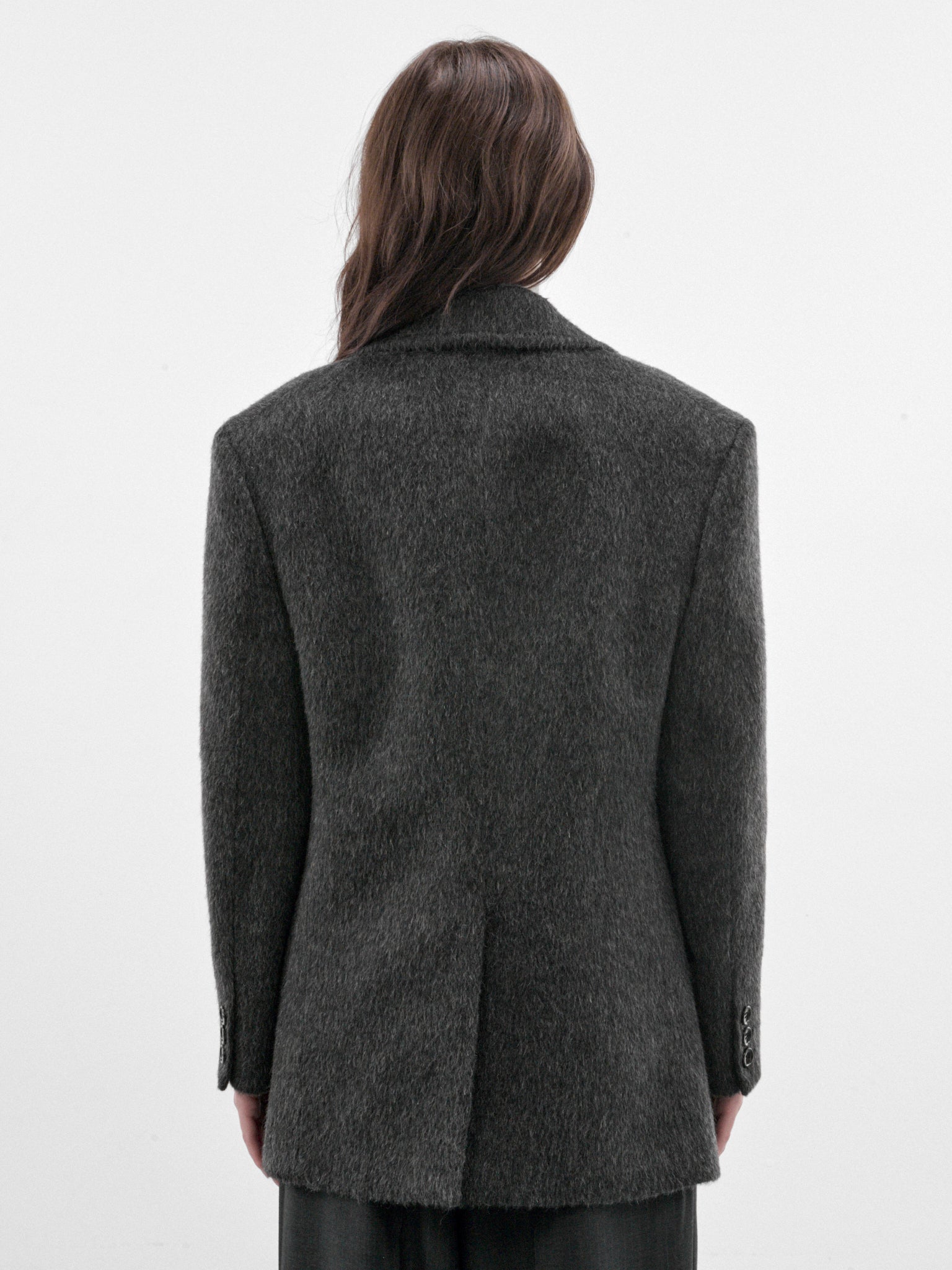 Gray Textured Blazer (JR-J034-W26-GREY)