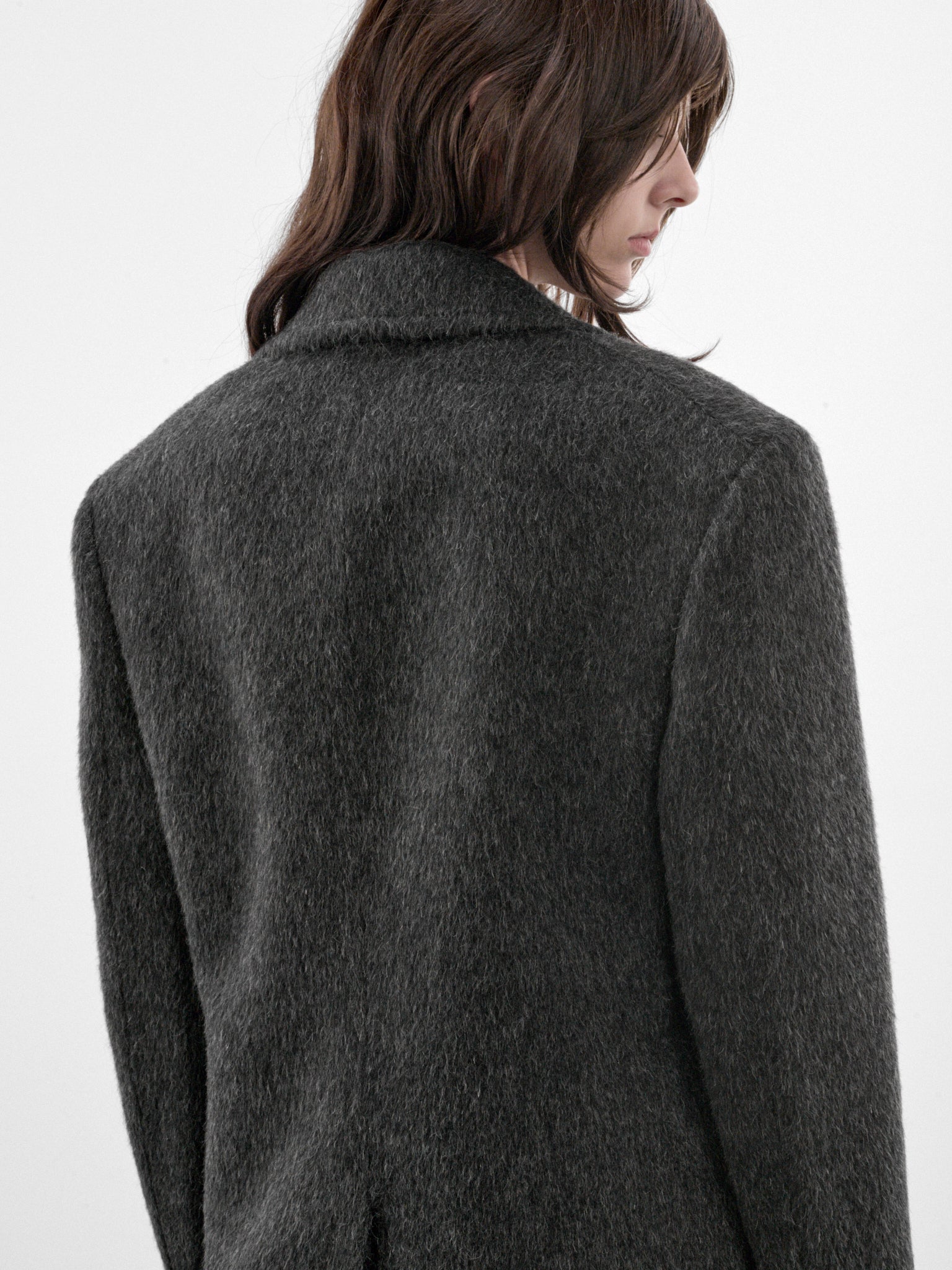Gray Textured Blazer (JR-J034-W26-GREY)