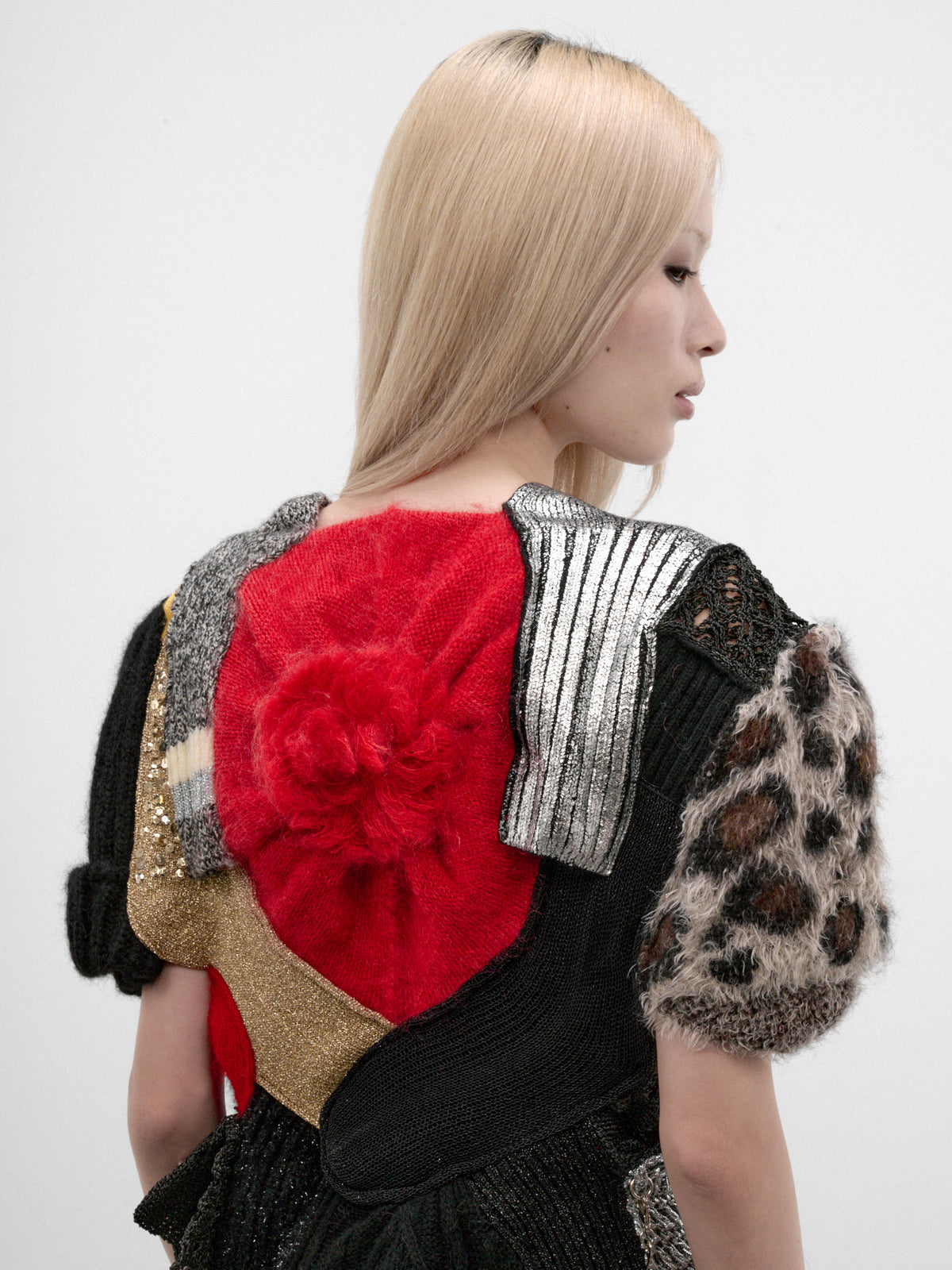 Multi-Color Patchwork Knit Sweater (JR-N020-W26-MULTI)