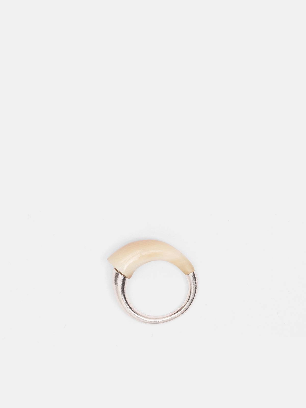 Hazel Wisdom Silver Ring (JR03H1YE450-LIGHT-HAZEL)