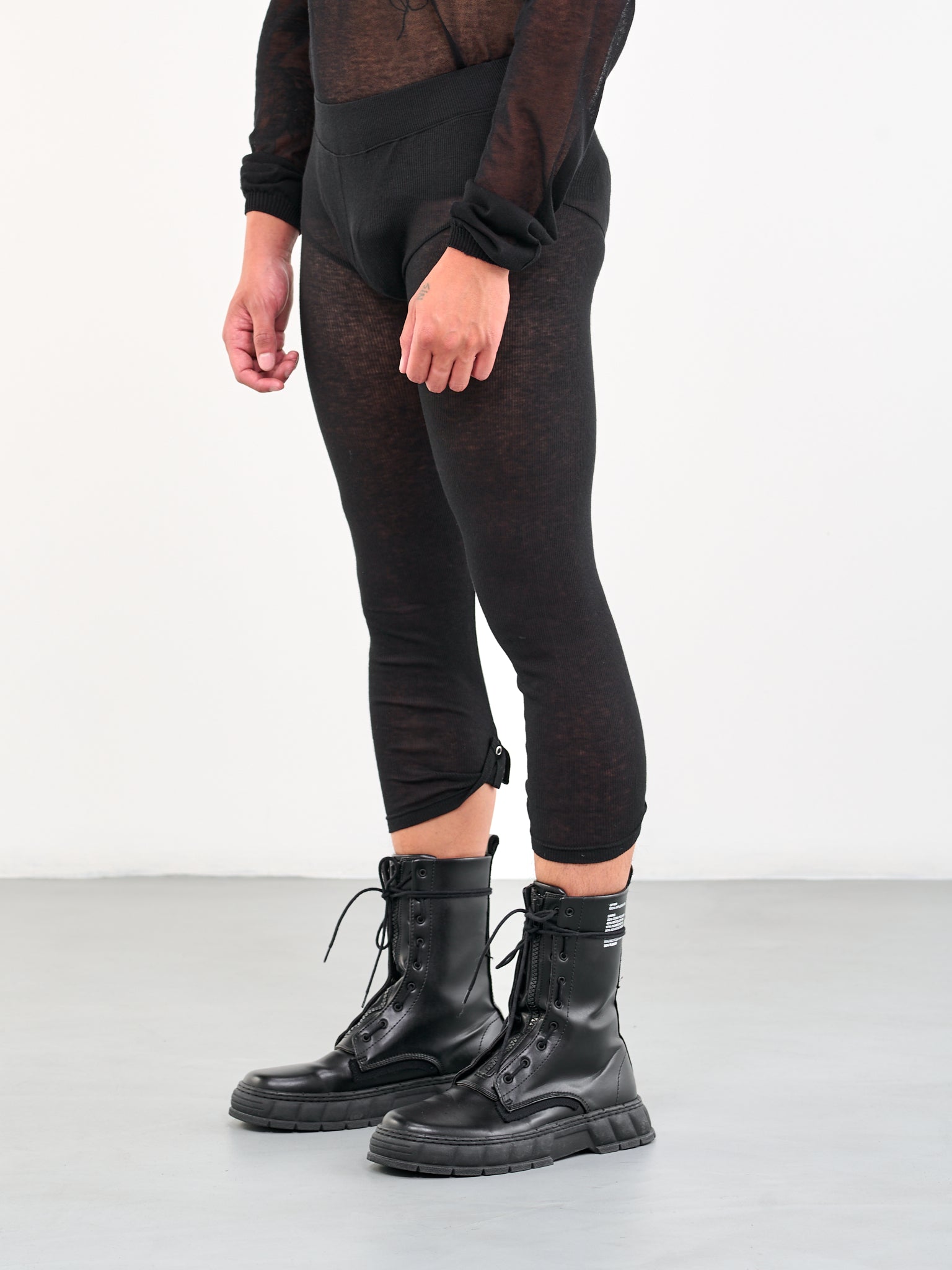 Rib Leggings (JS-78-C00000-10000-BLACK)