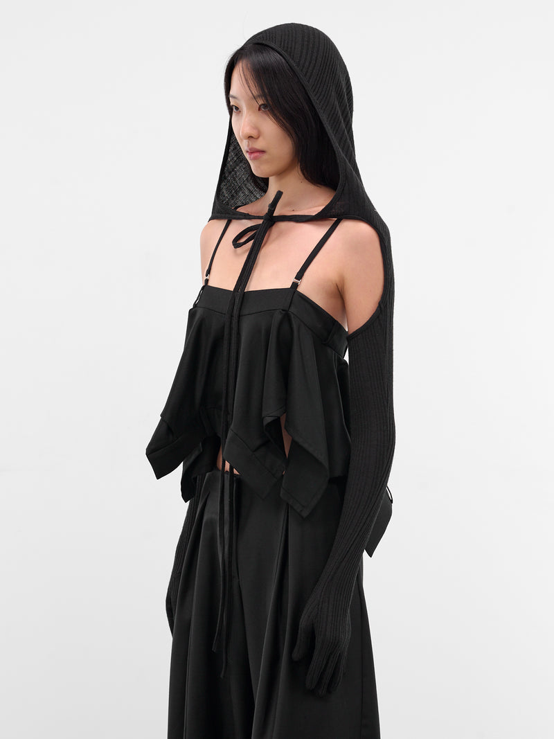 Black Gloved Bolero Jacket (JS05-BLACK)