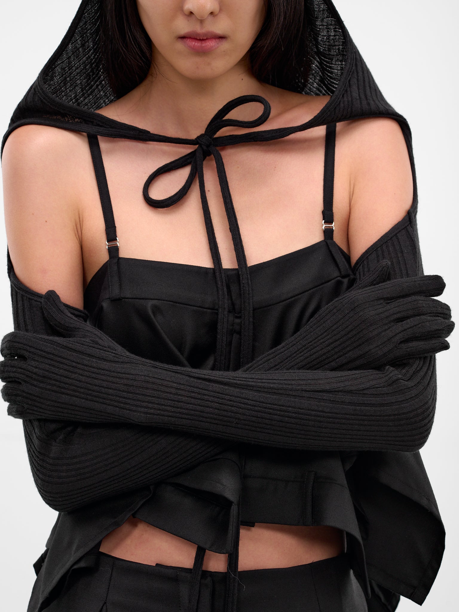 Black Gloved Bolero Jacket (JS05-BLACK)