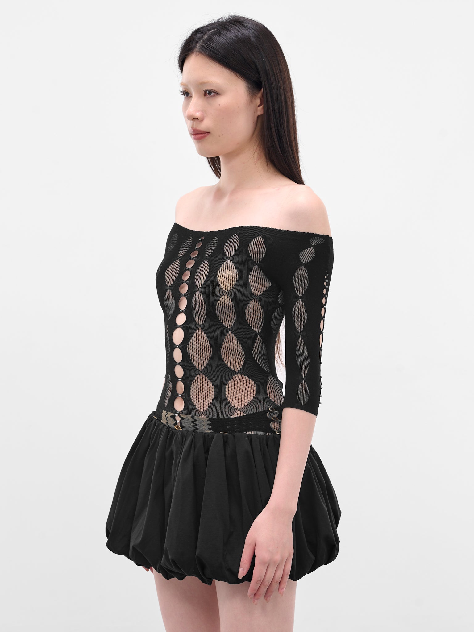 RUI Sheer Bodysuit | H.Lorenzo - side
